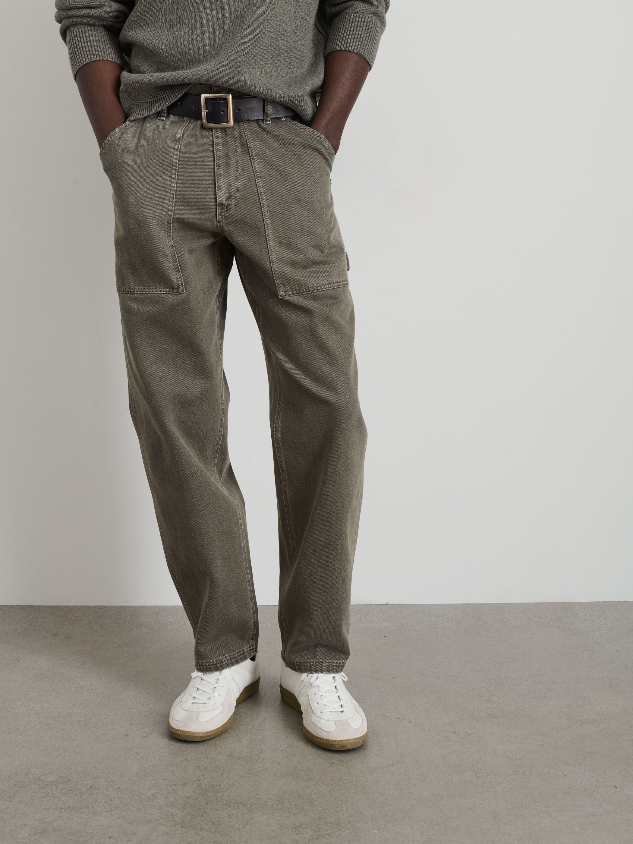 Painter Pant In Recycled Denim - Image 3