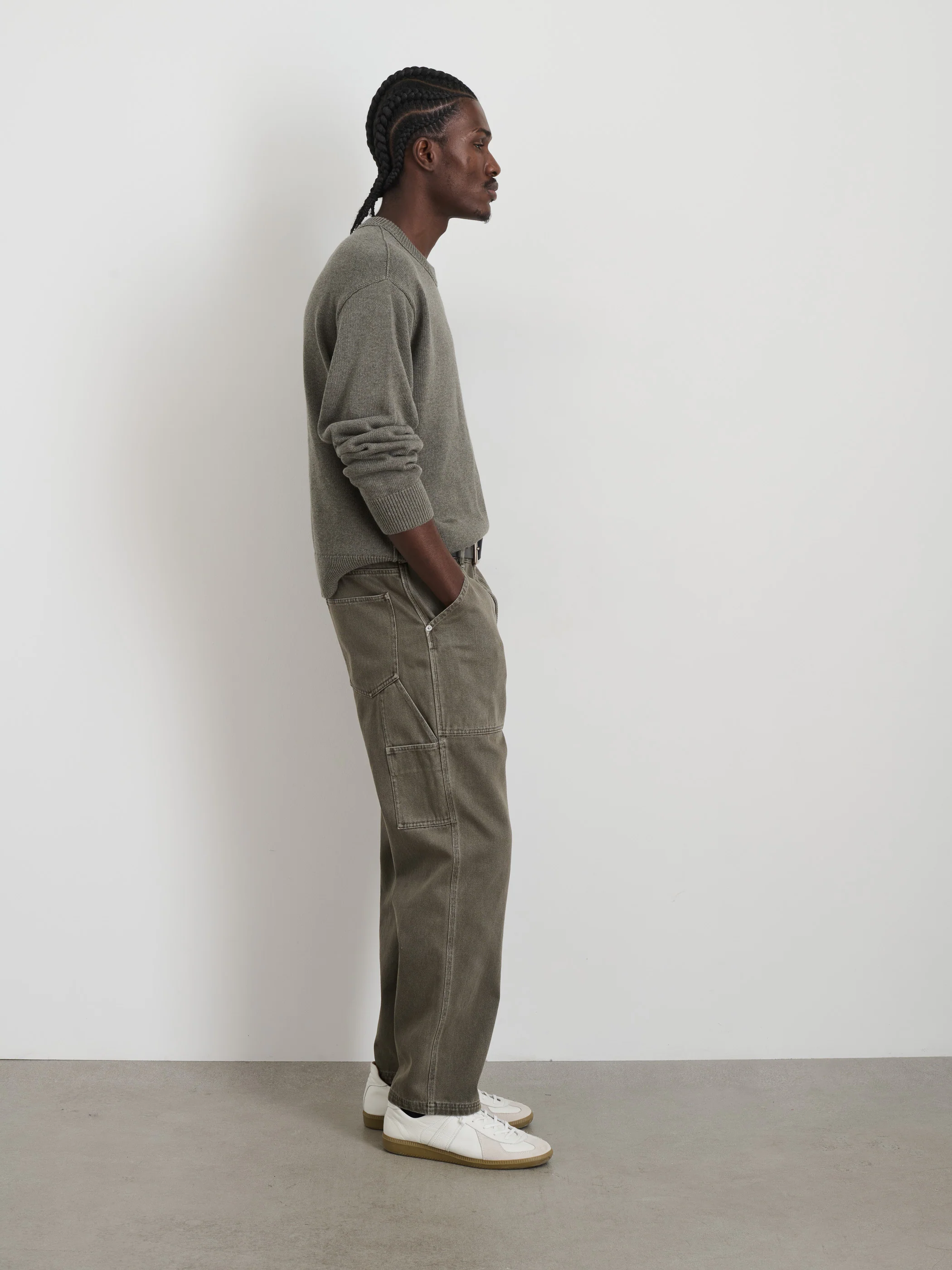 Painter Pant In Recycled Denim - Image 4