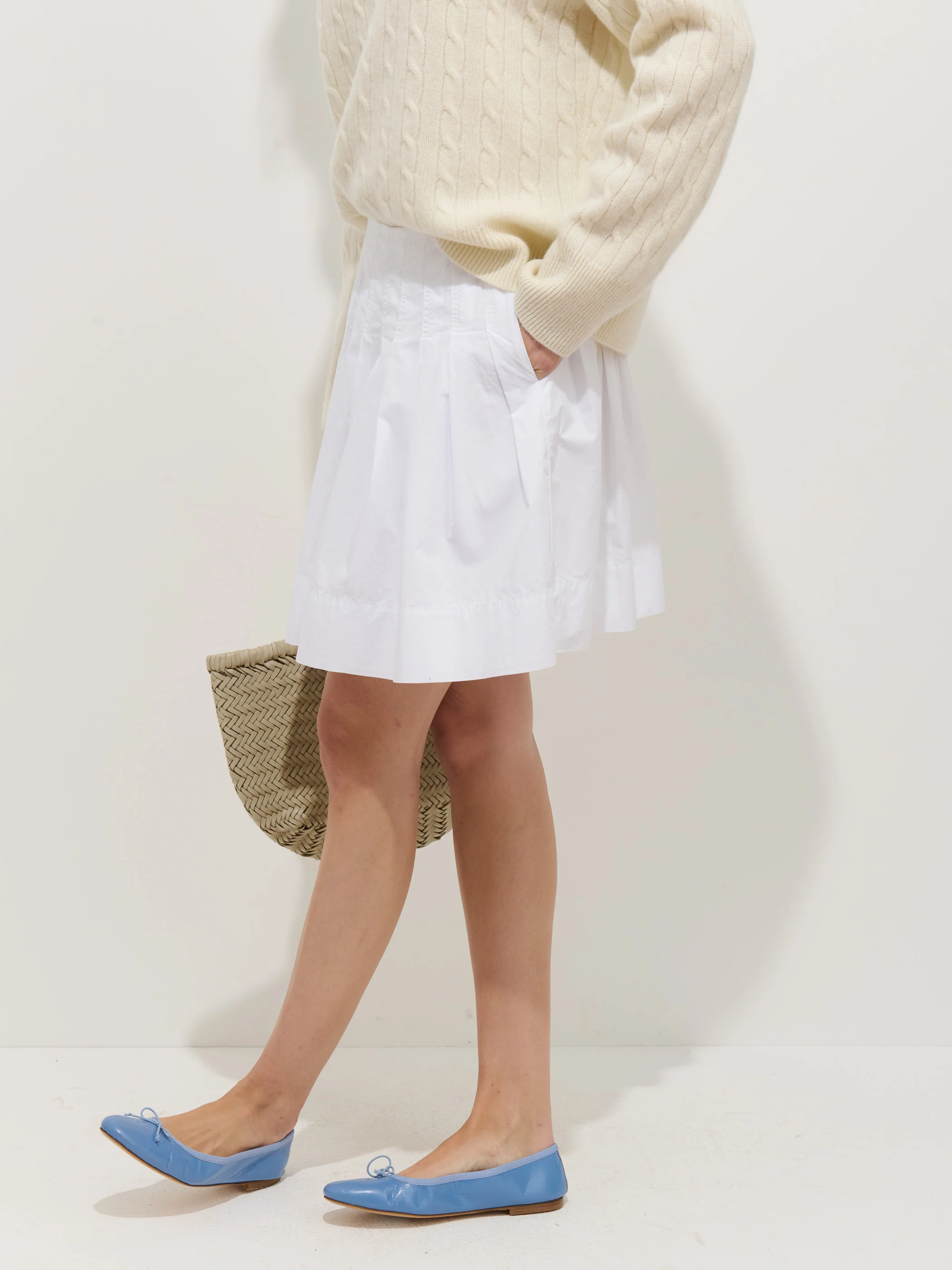 Pippa Skirt In Cotton - Image 7