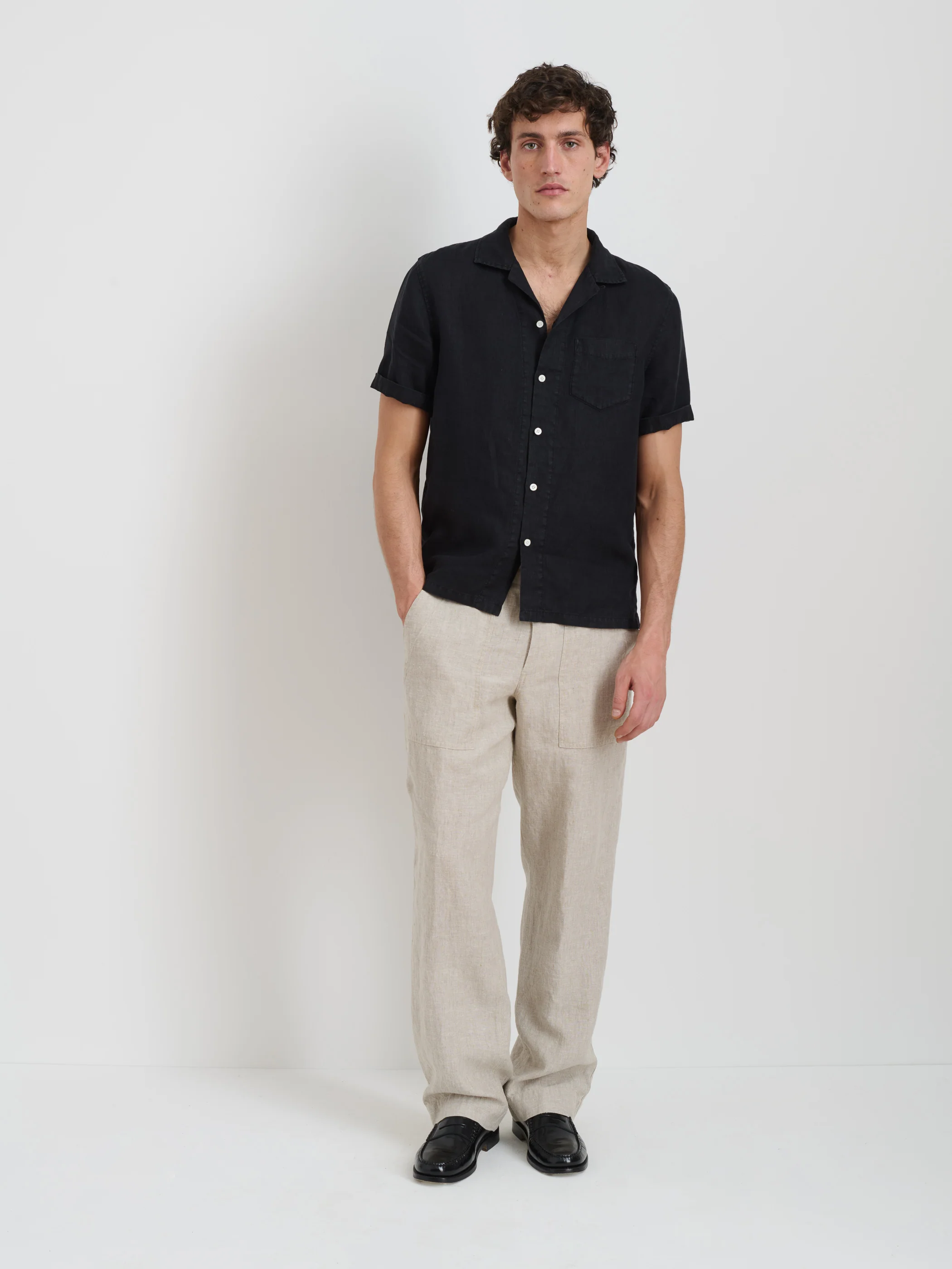 Pull on Field Pant In Linen