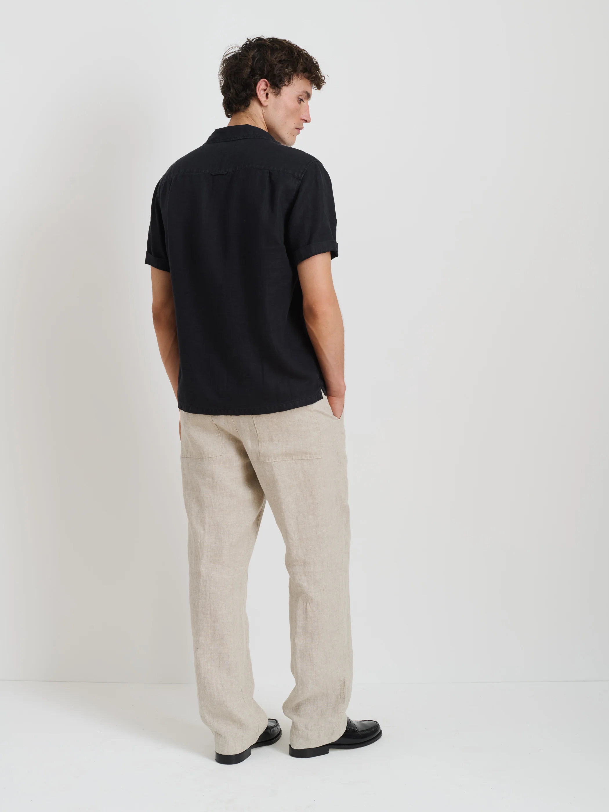 Pull on Field Pant In Linen - Image 5