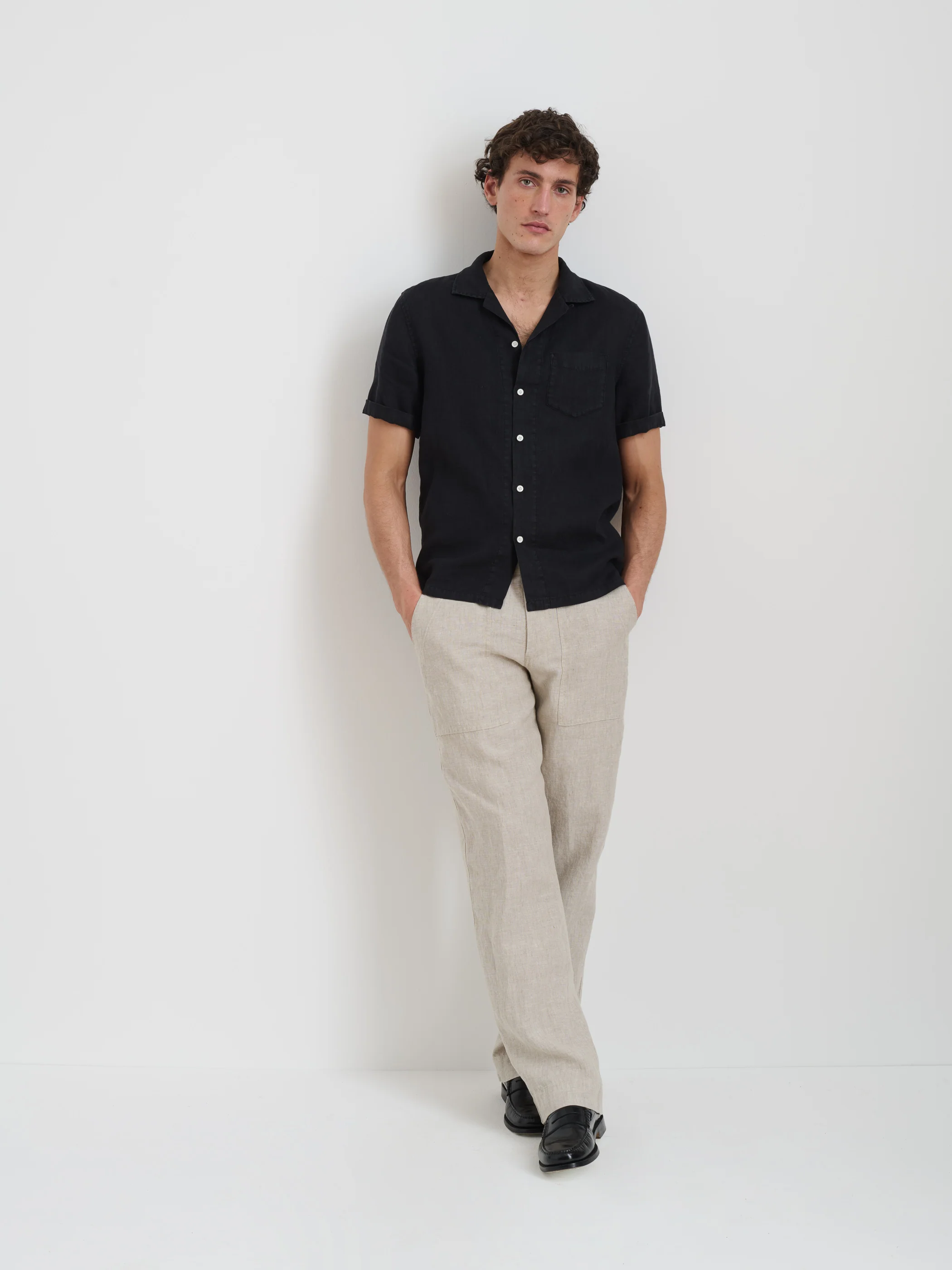 Pull on Field Pant In Linen - Image 6
