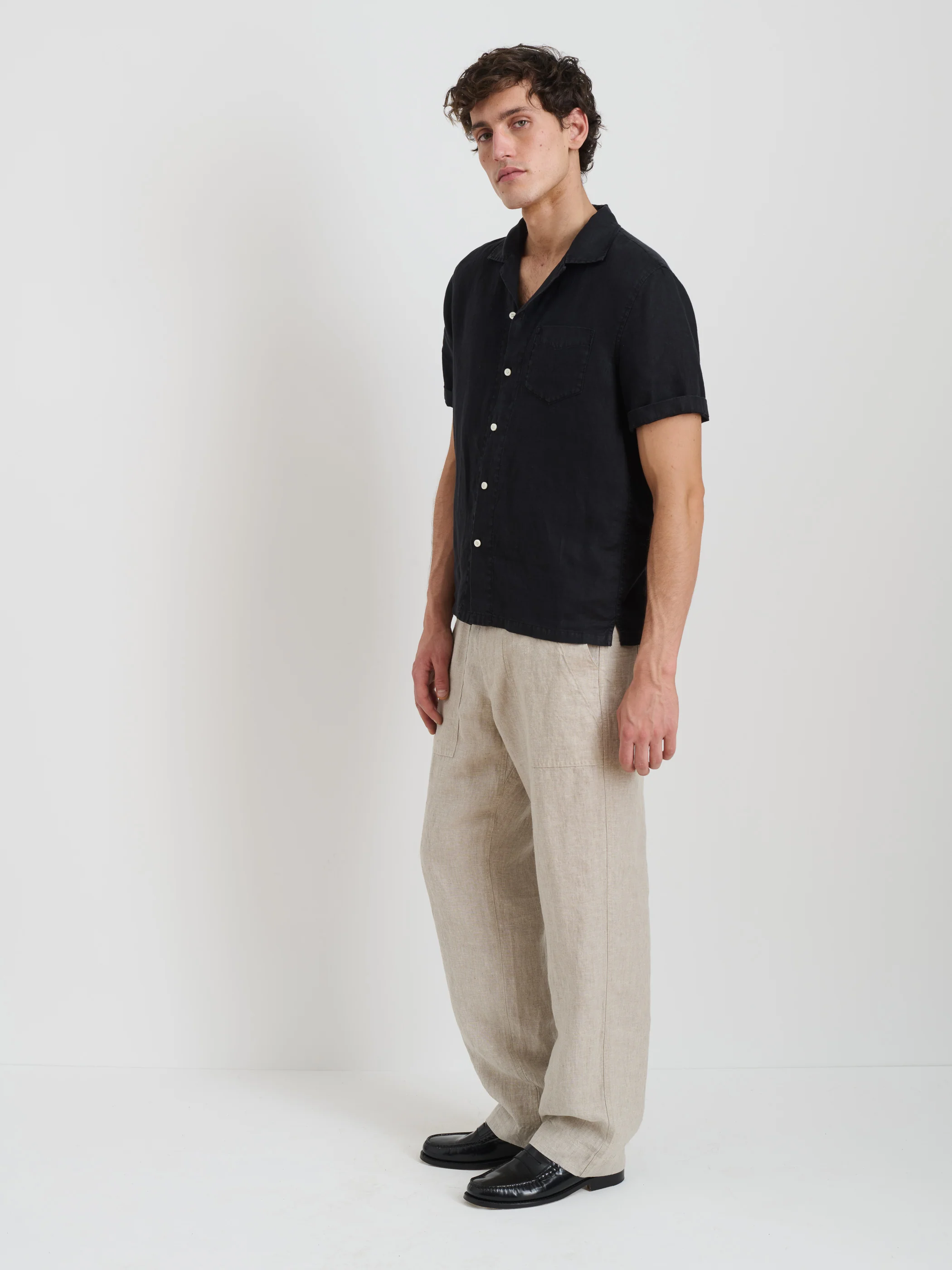 Pull on Field Pant In Linen - Image 7