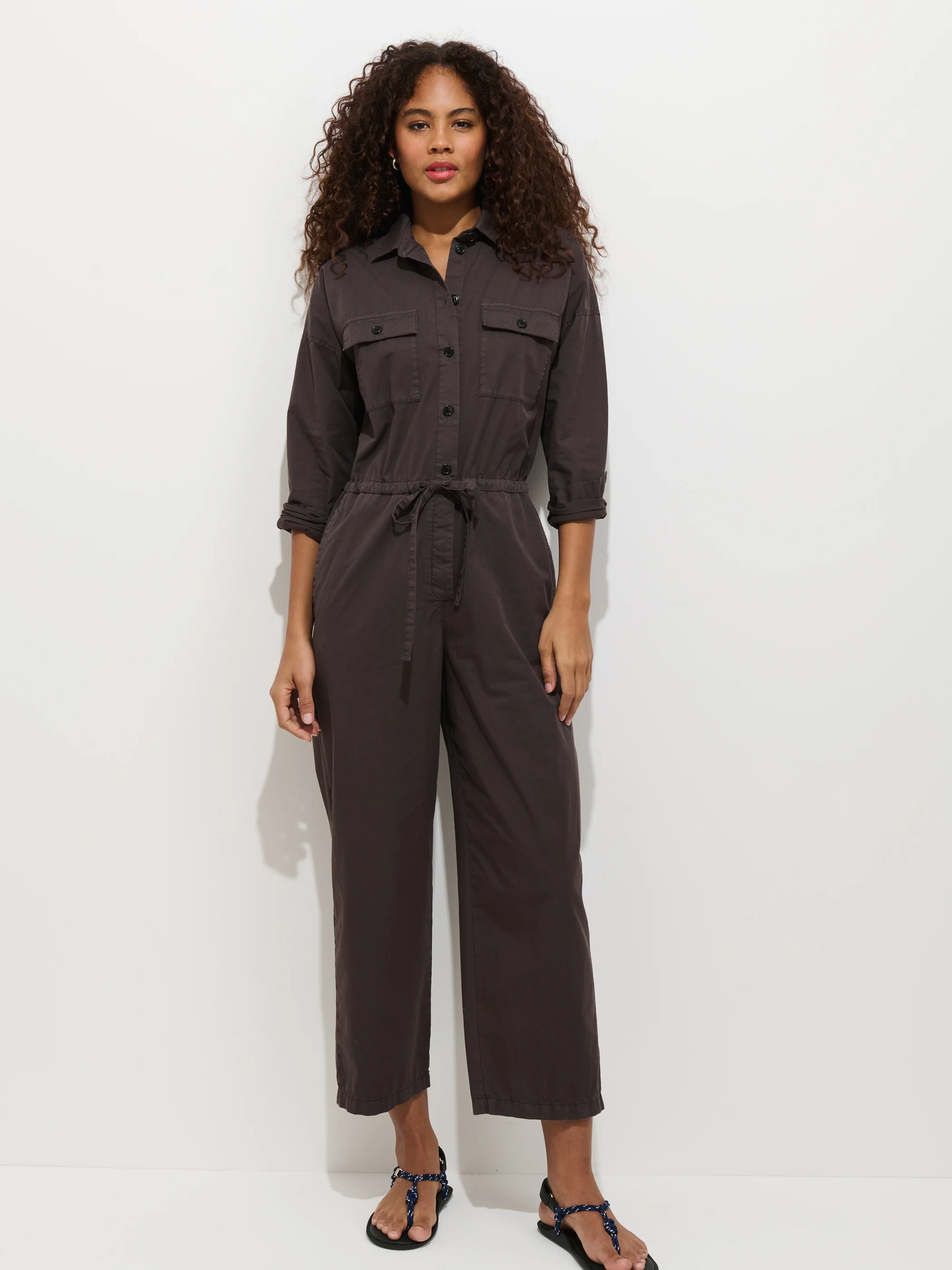 Delancey Jumpsuit In Lightweight Twill