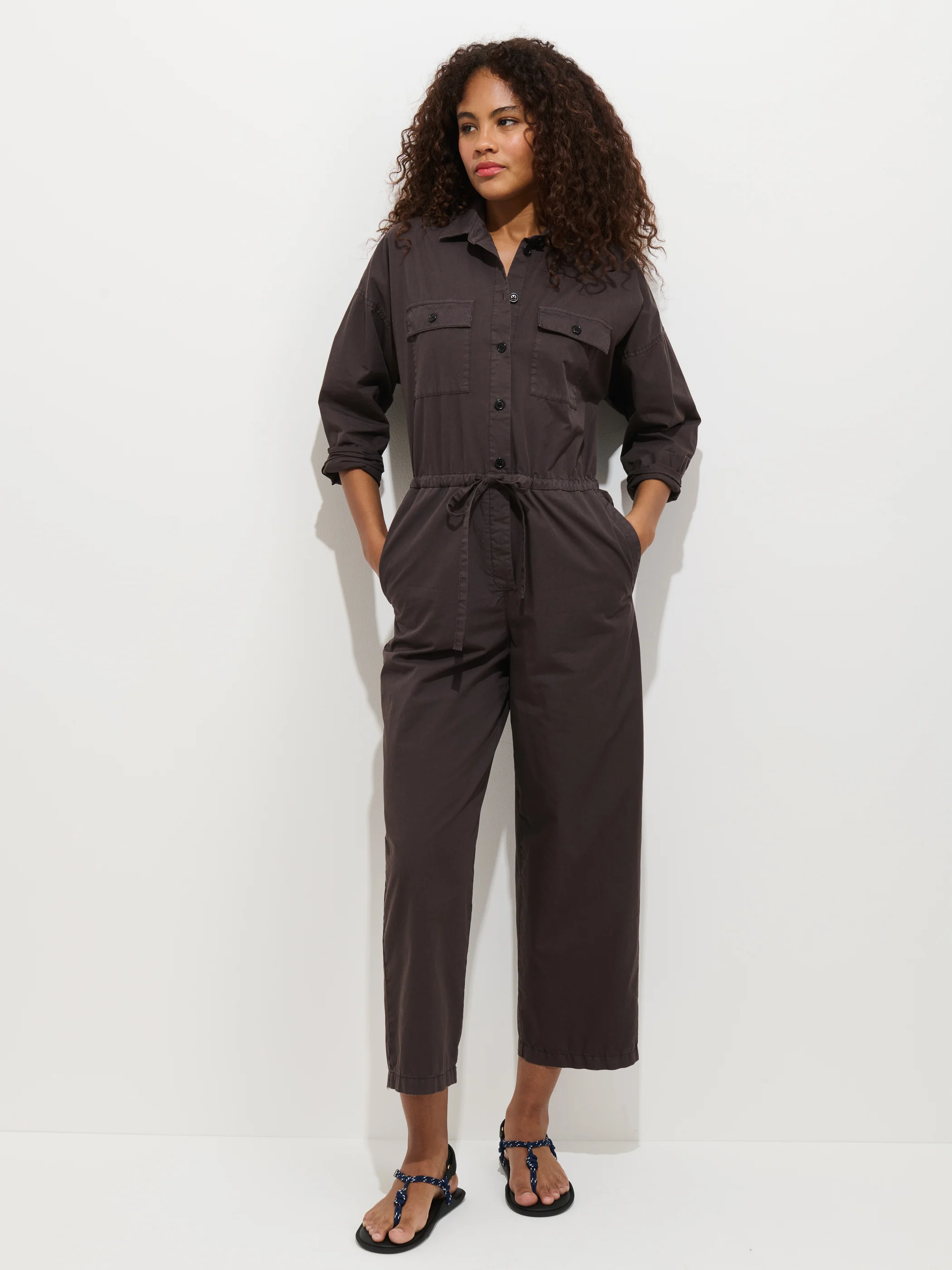 Delancey Jumpsuit In Lightweight Twill - Image 3