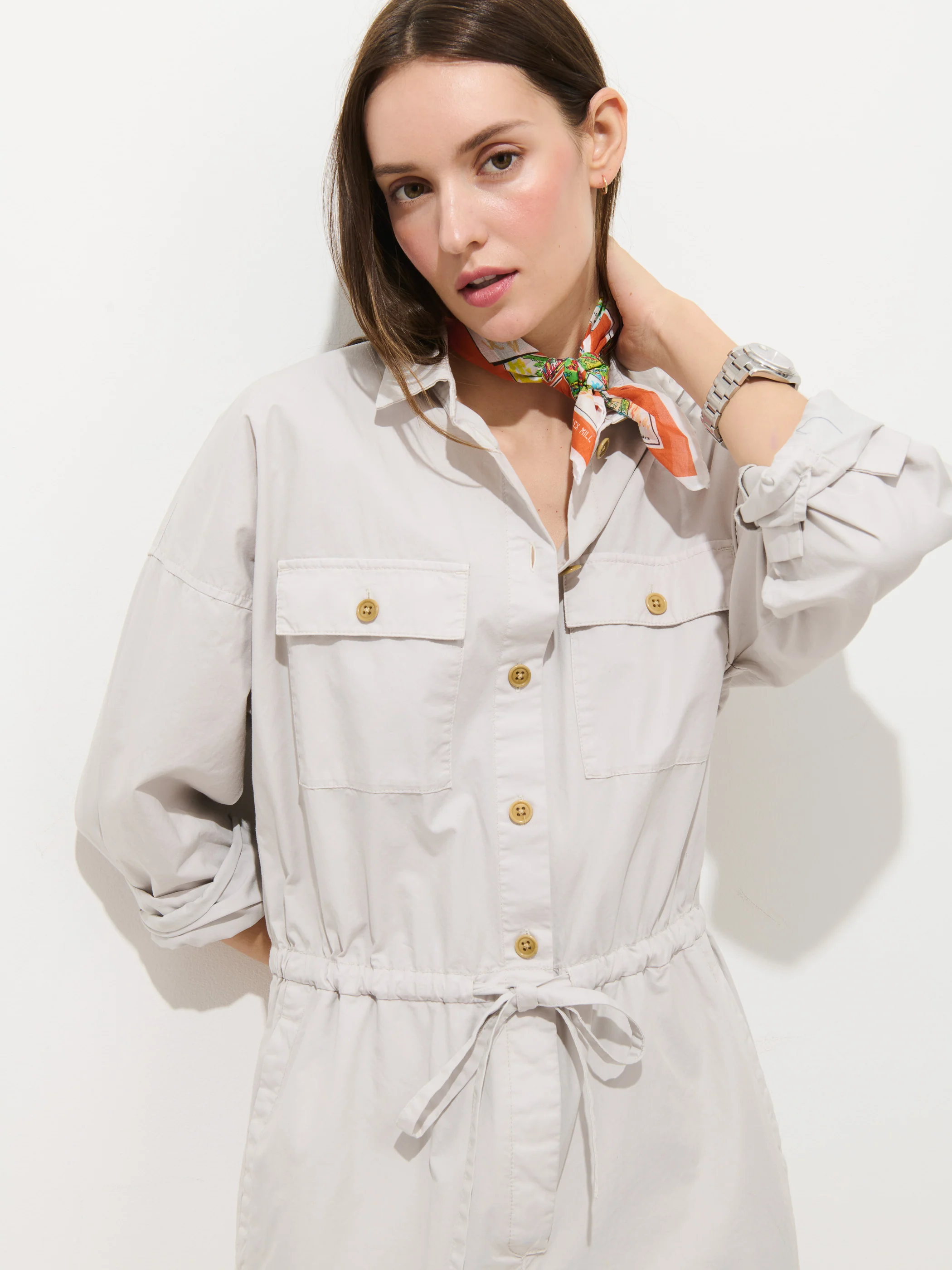 Delancey Jumpsuit In Lightweight Twill - Image 4