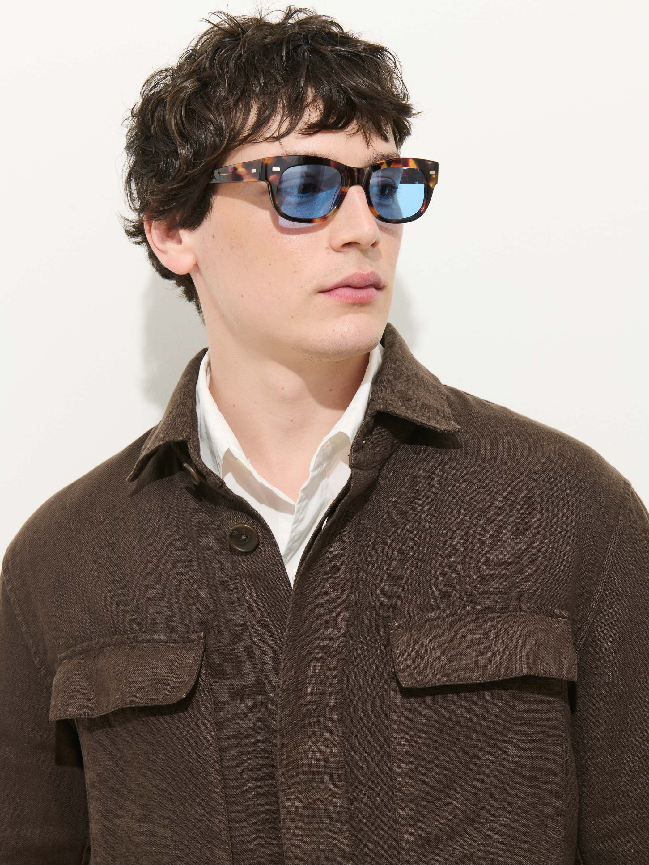 Riviera Work Jacket In Linen - Image 6