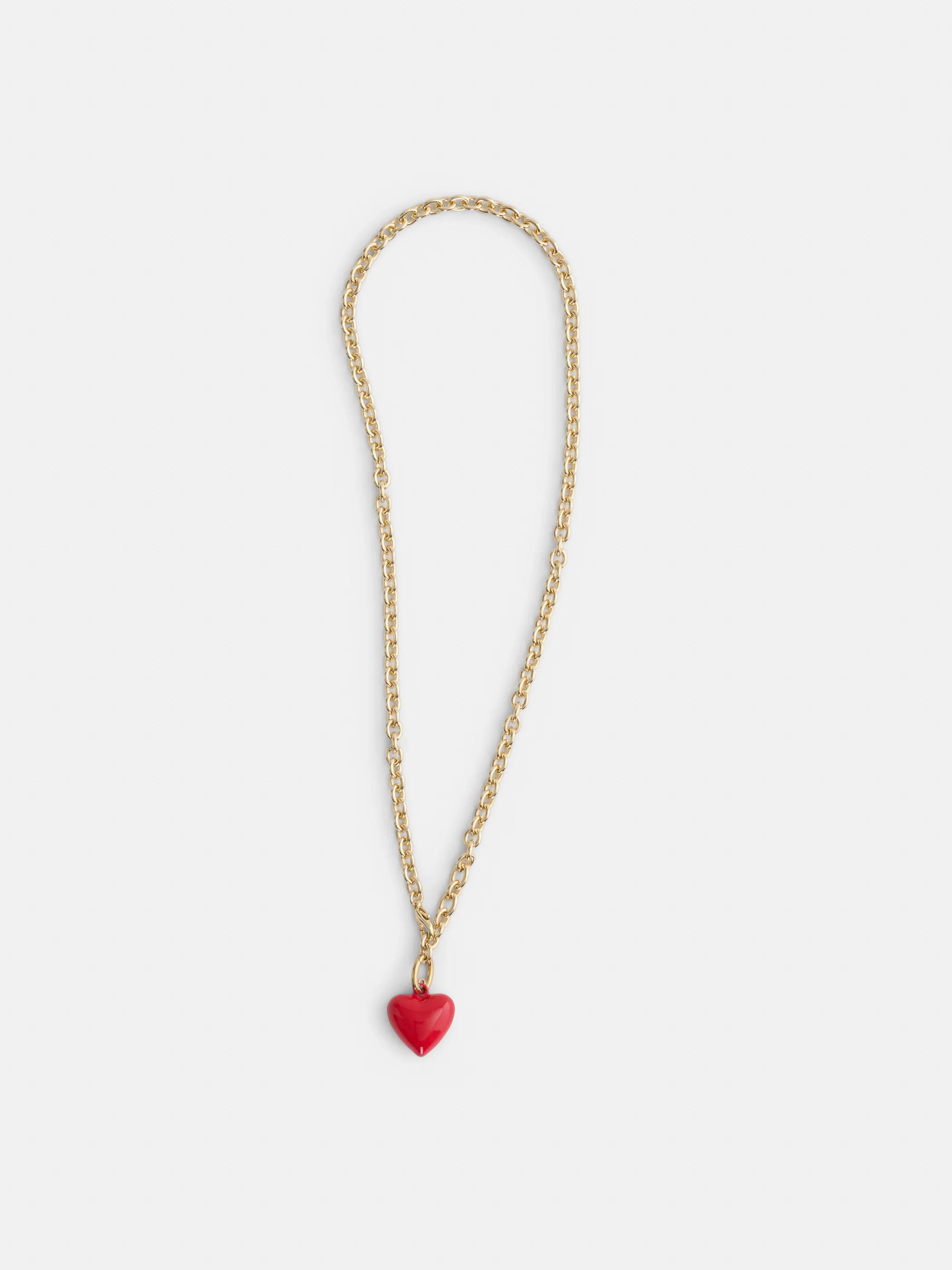 Roxanne Assoulin Mini Puffy Heart Necklace