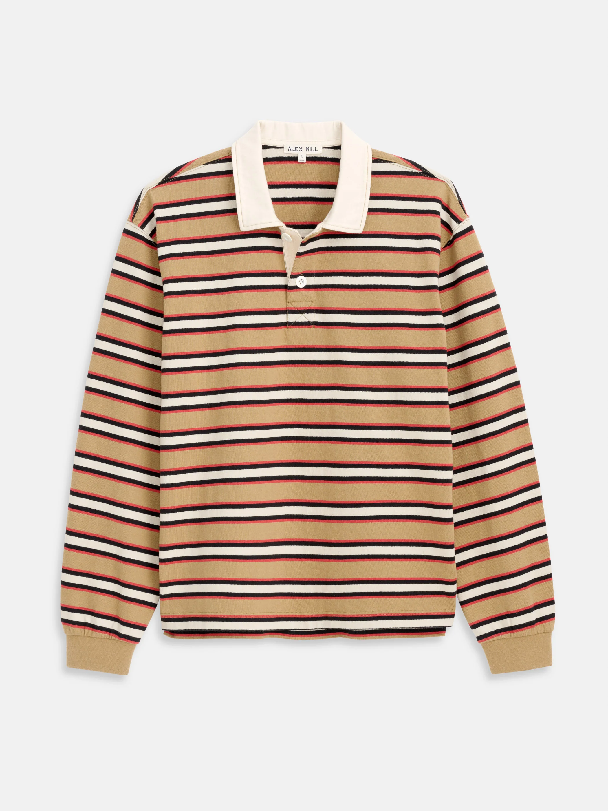Rugby Striped Shirt In Cotton Jersey