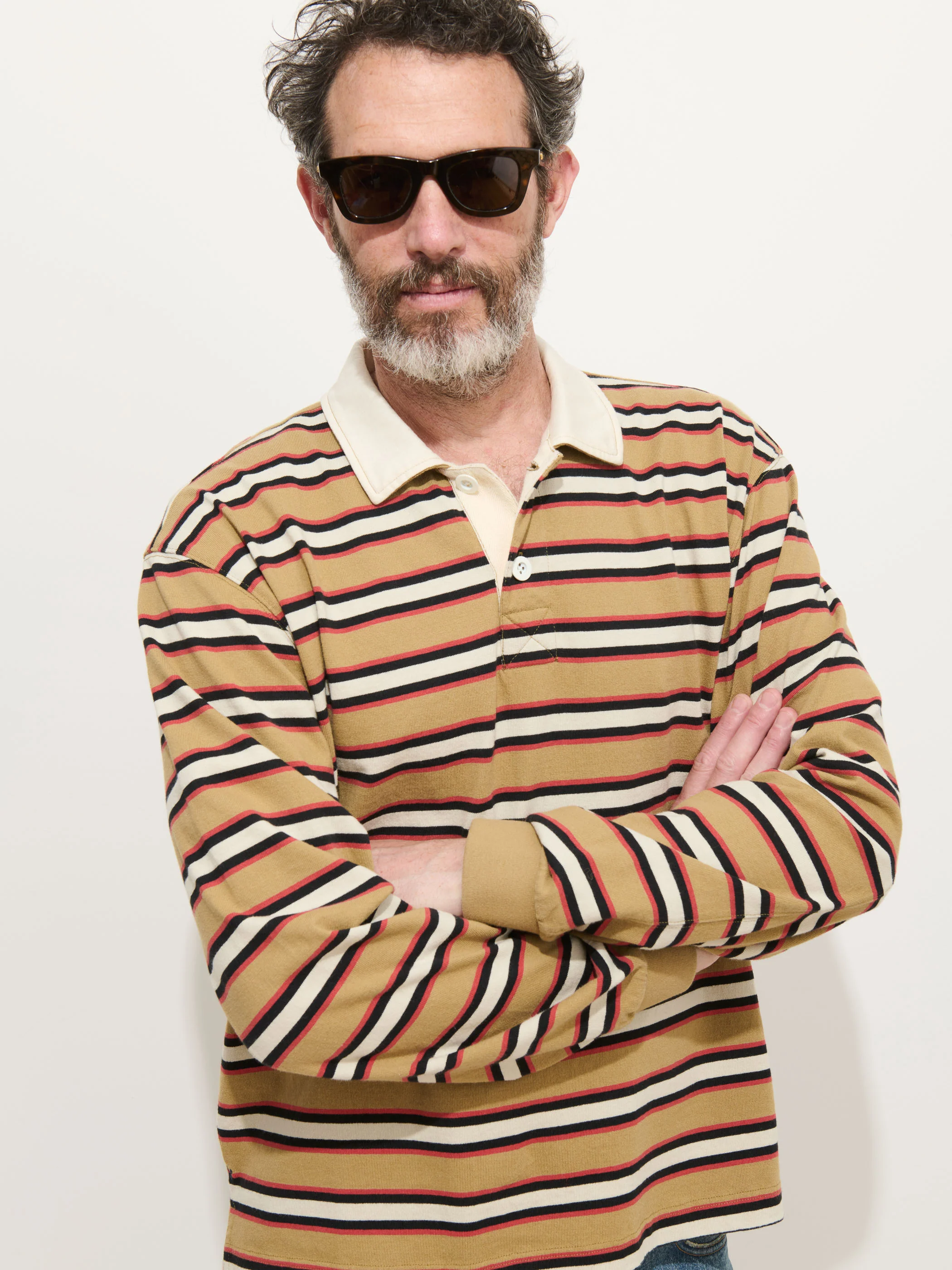 Rugby Striped Shirt In Cotton Jersey - Image 2