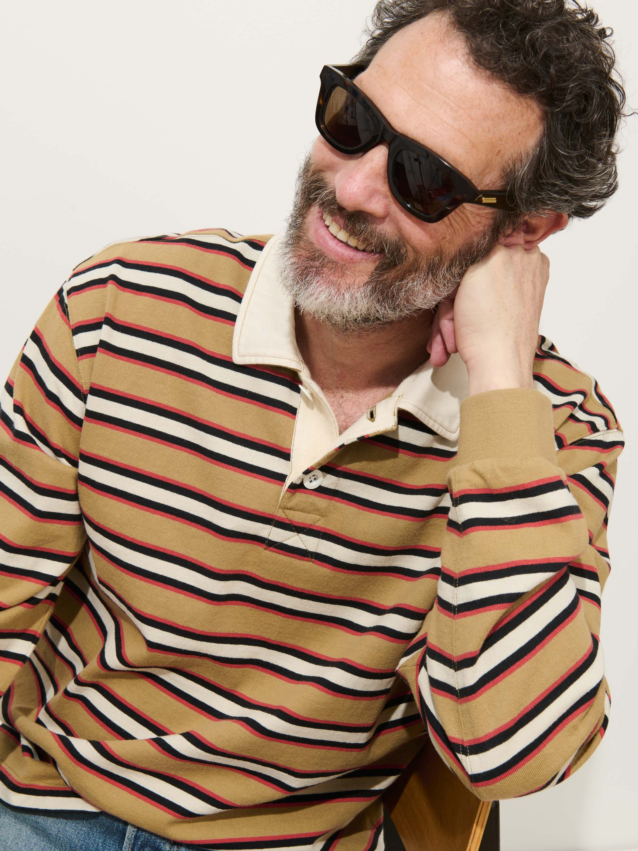 Rugby Striped Shirt In Cotton Jersey - Image 4