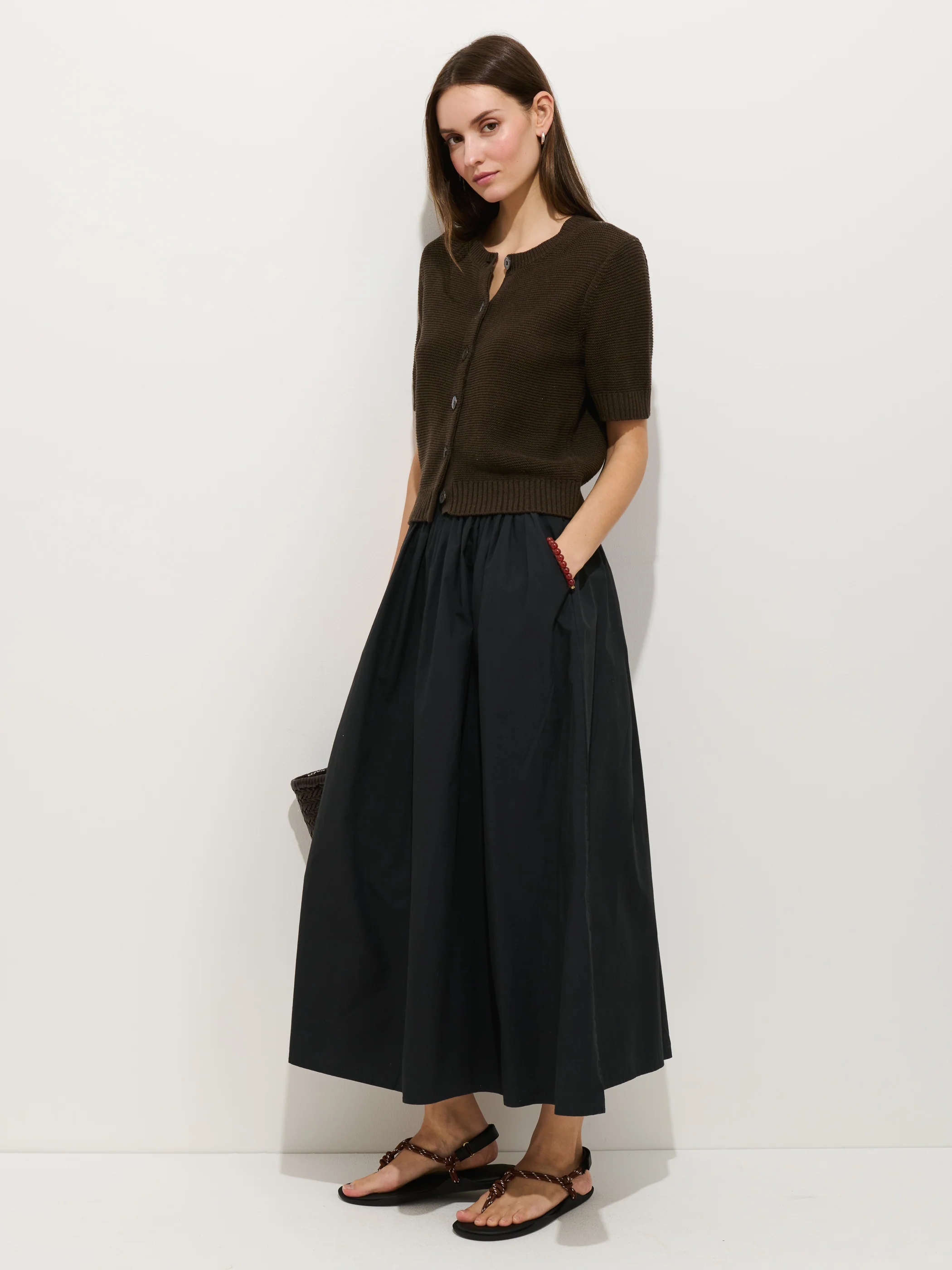Sarah Skirt In Cotton - Image 3