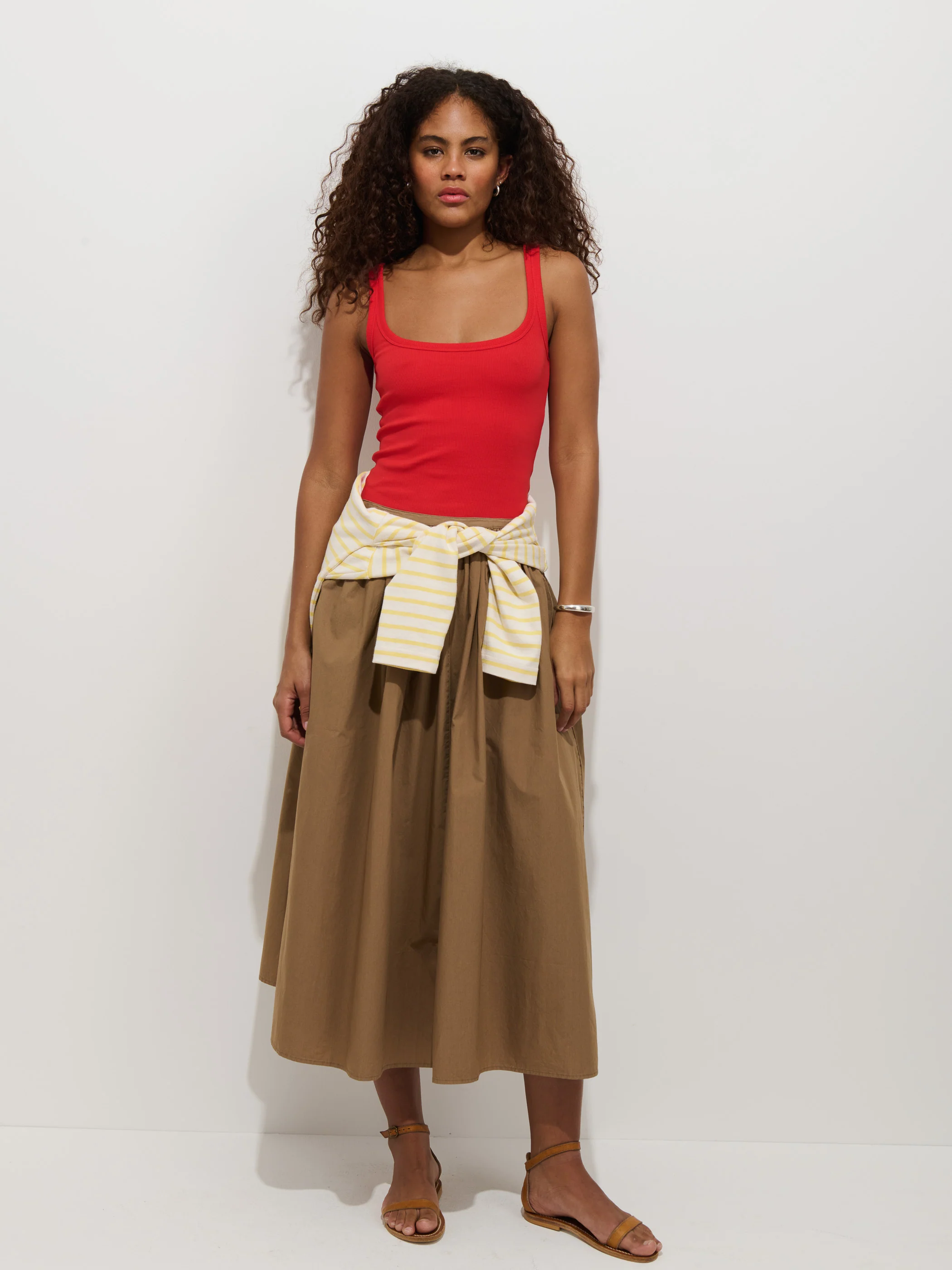 Sarah Skirt In Cotton - Image 4