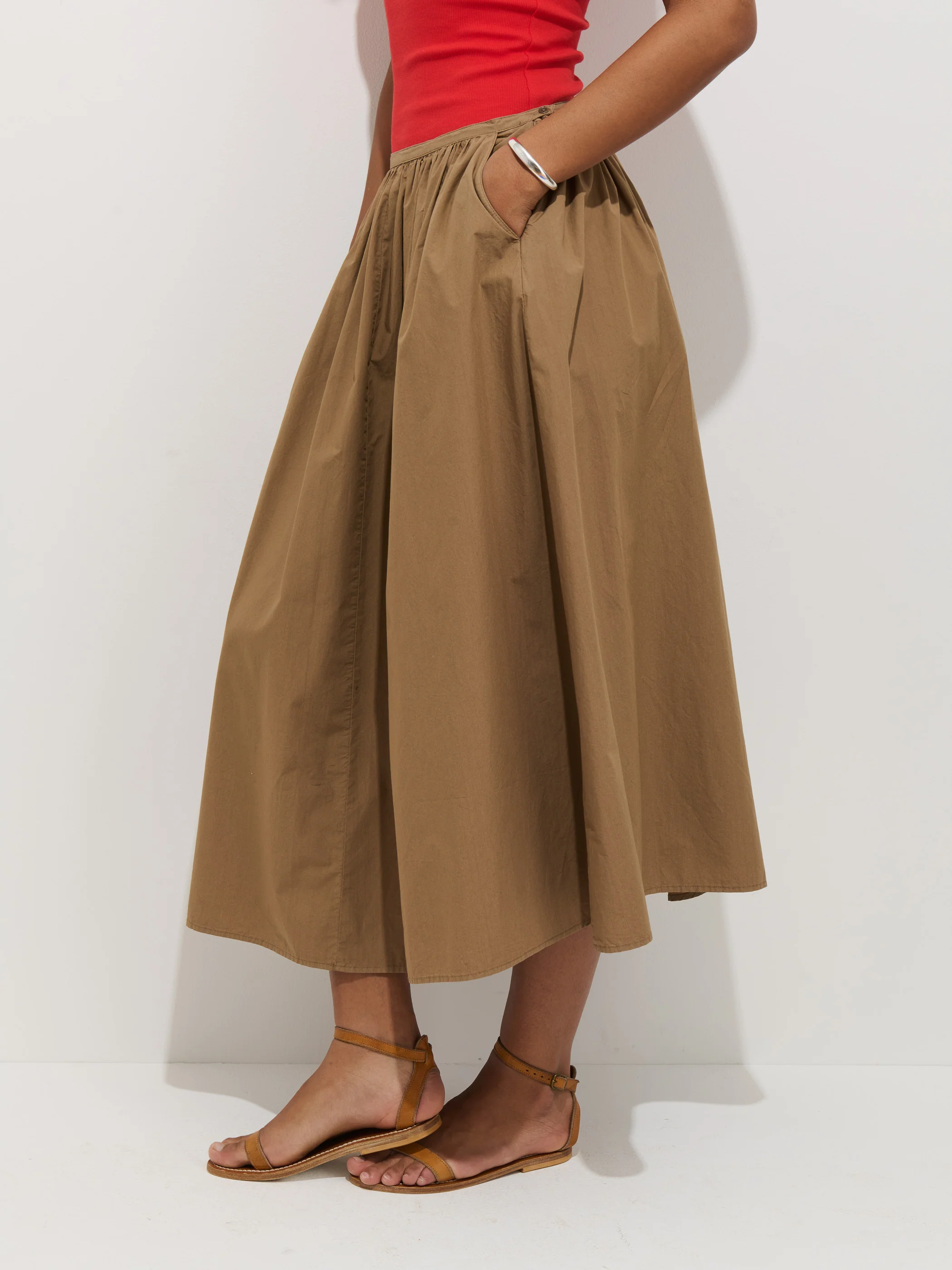 Sarah Skirt In Cotton - Image 6