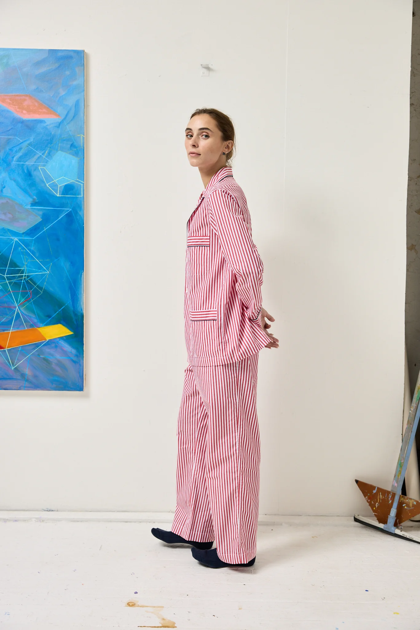 Schostal x Alex Mill Striped Long Sleeve Pajama Set - Image 4