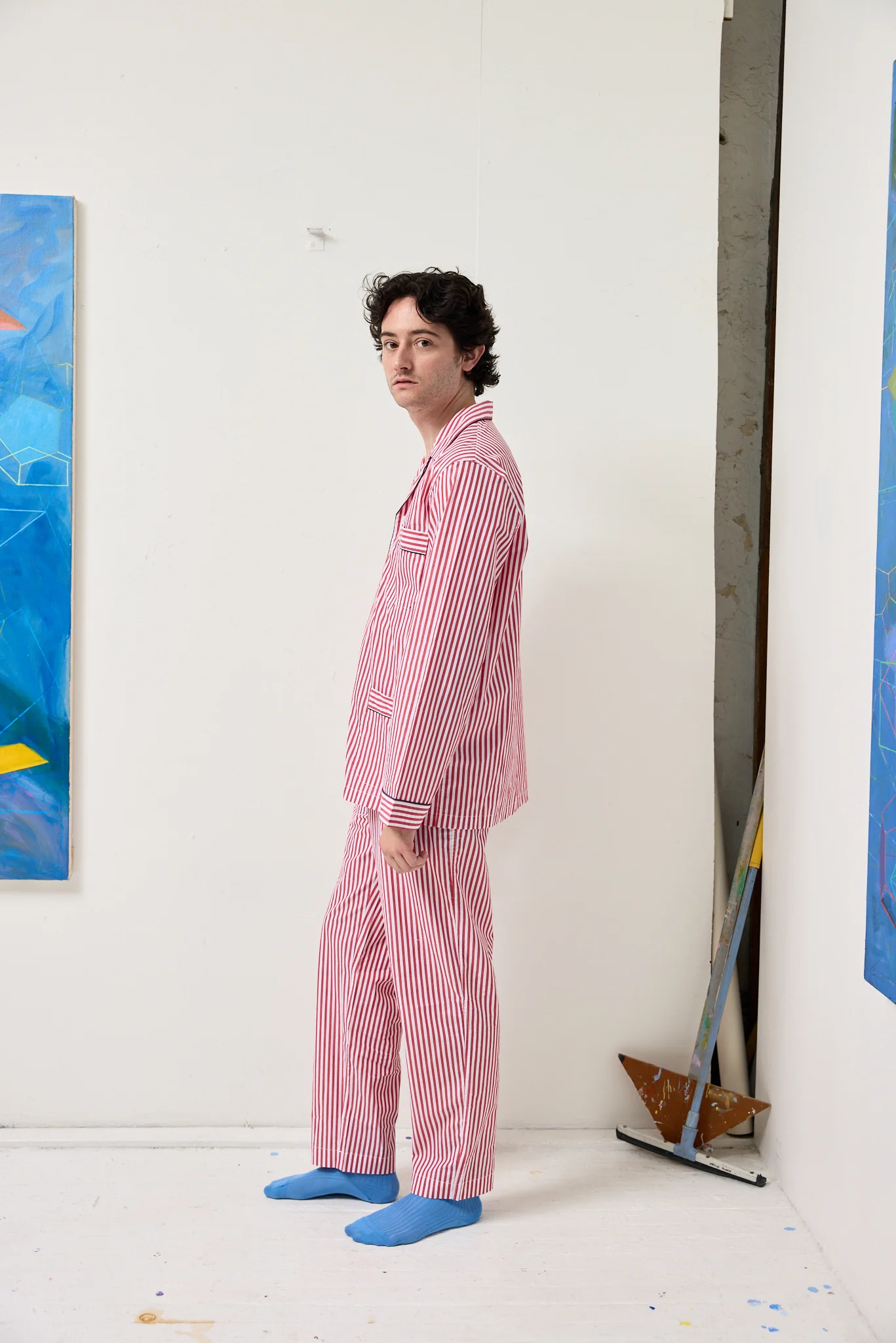 Schostal x Alex Mill Striped Long Sleeve Pajama Set - Image 7