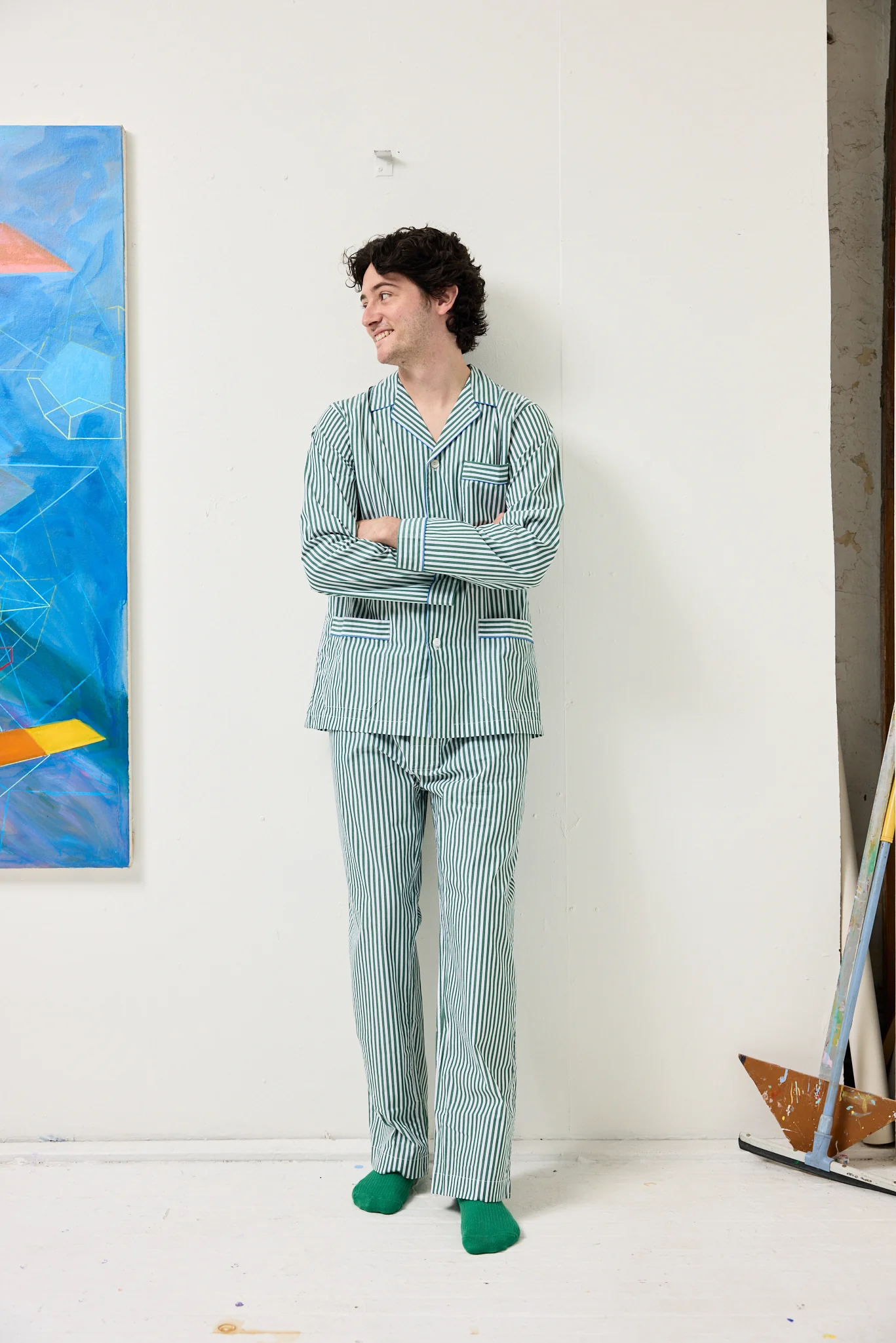 Schostal x Alex Mill Striped Long Sleeve Pajama Set - Image 3