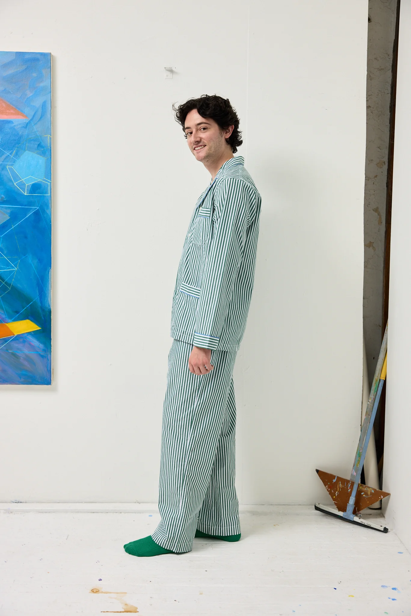 Schostal x Alex Mill Striped Long Sleeve Pajama Set - Image 4