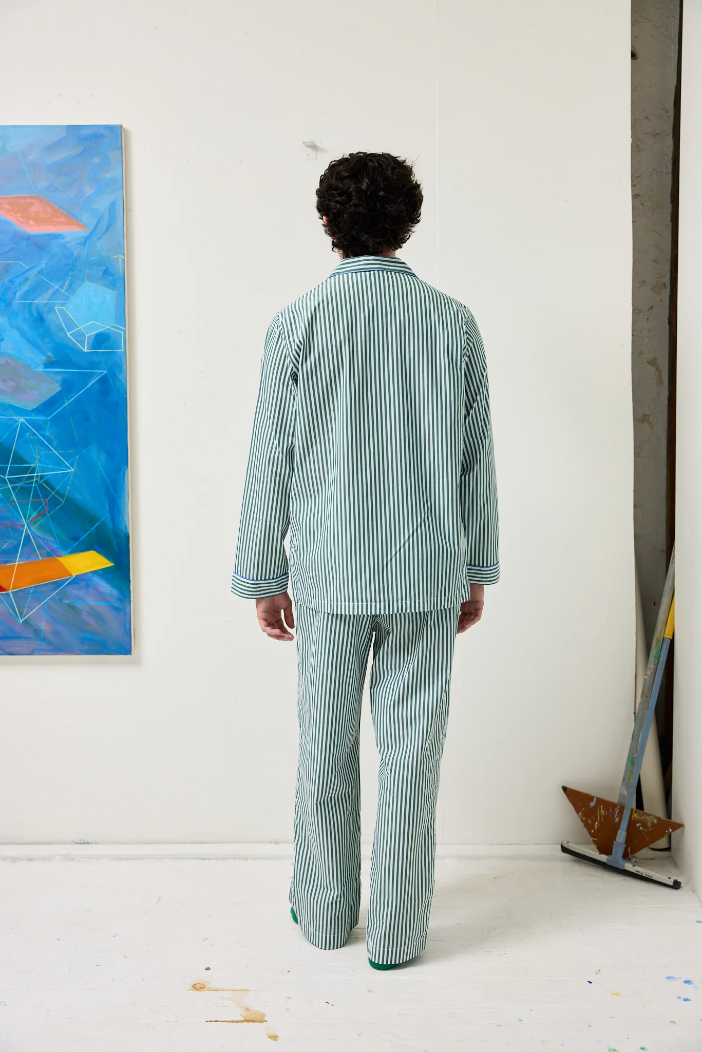 Schostal x Alex Mill Striped Long Sleeve Pajama Set - Image 5