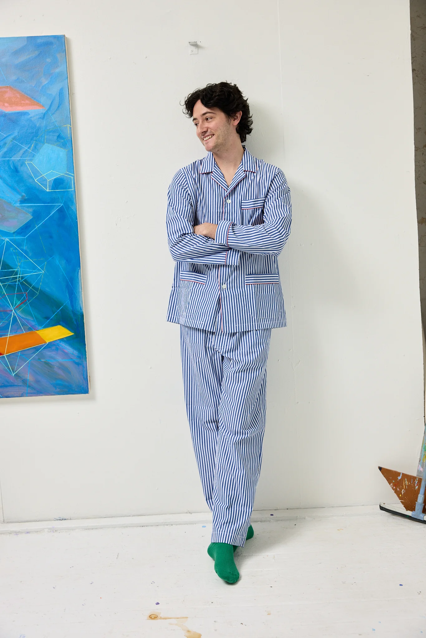 Schostal x Alex Mill Striped Long Sleeve Pajama Set - Image 3