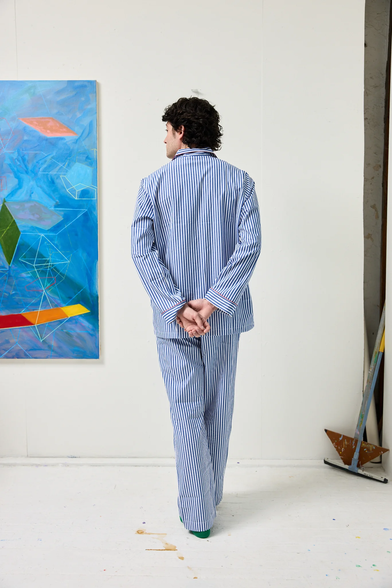 Schostal x Alex Mill Striped Long Sleeve Pajama Set - Image 5