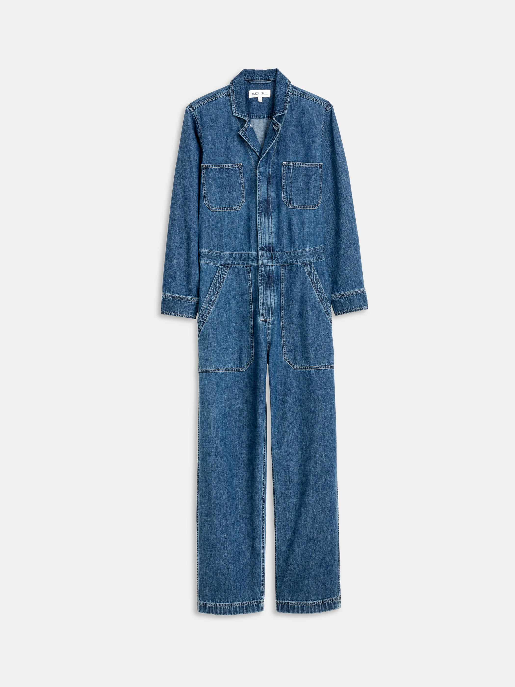Shoreditch Jumpsuit in Denim - Image 2