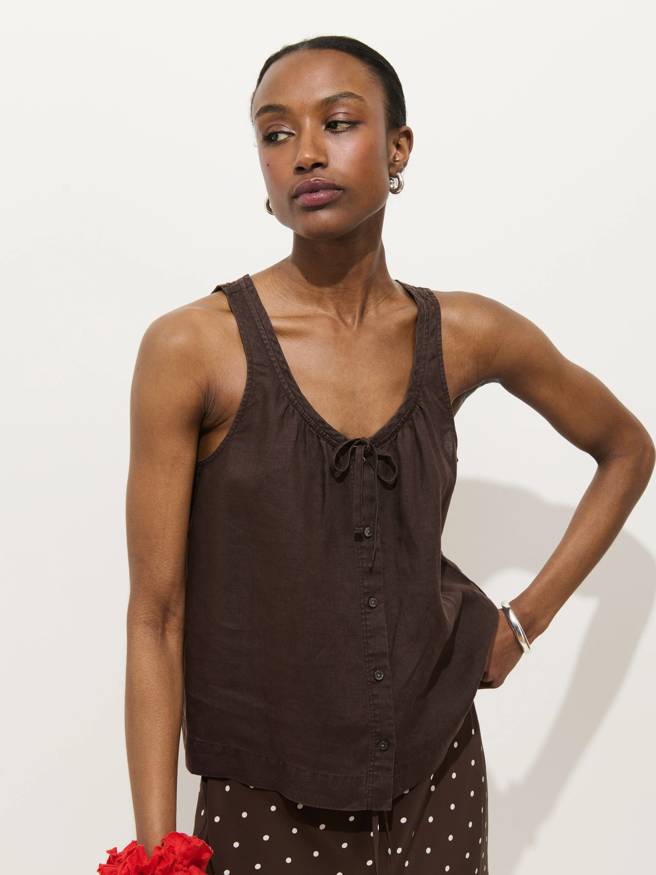 Sidney Top In Linen