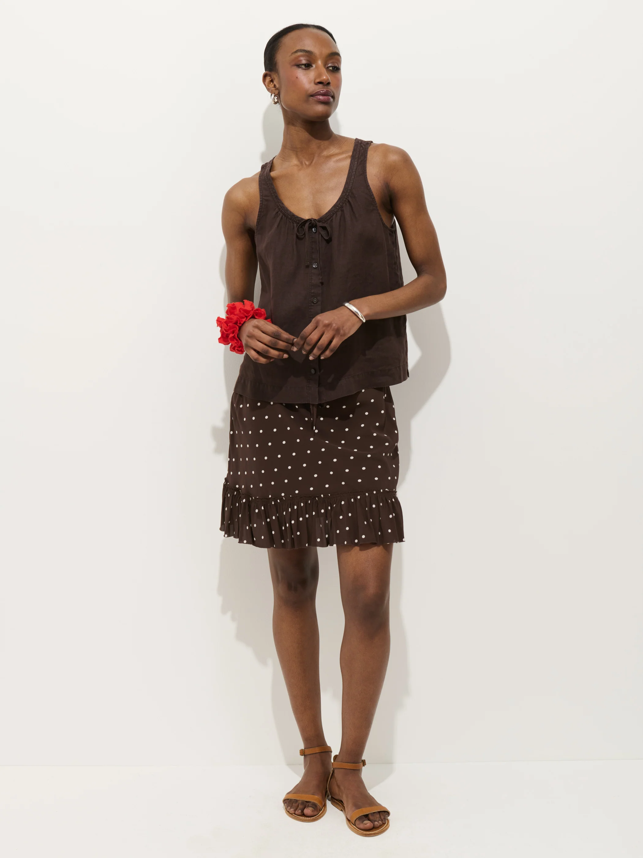 Sidney Top In Linen - Image 3