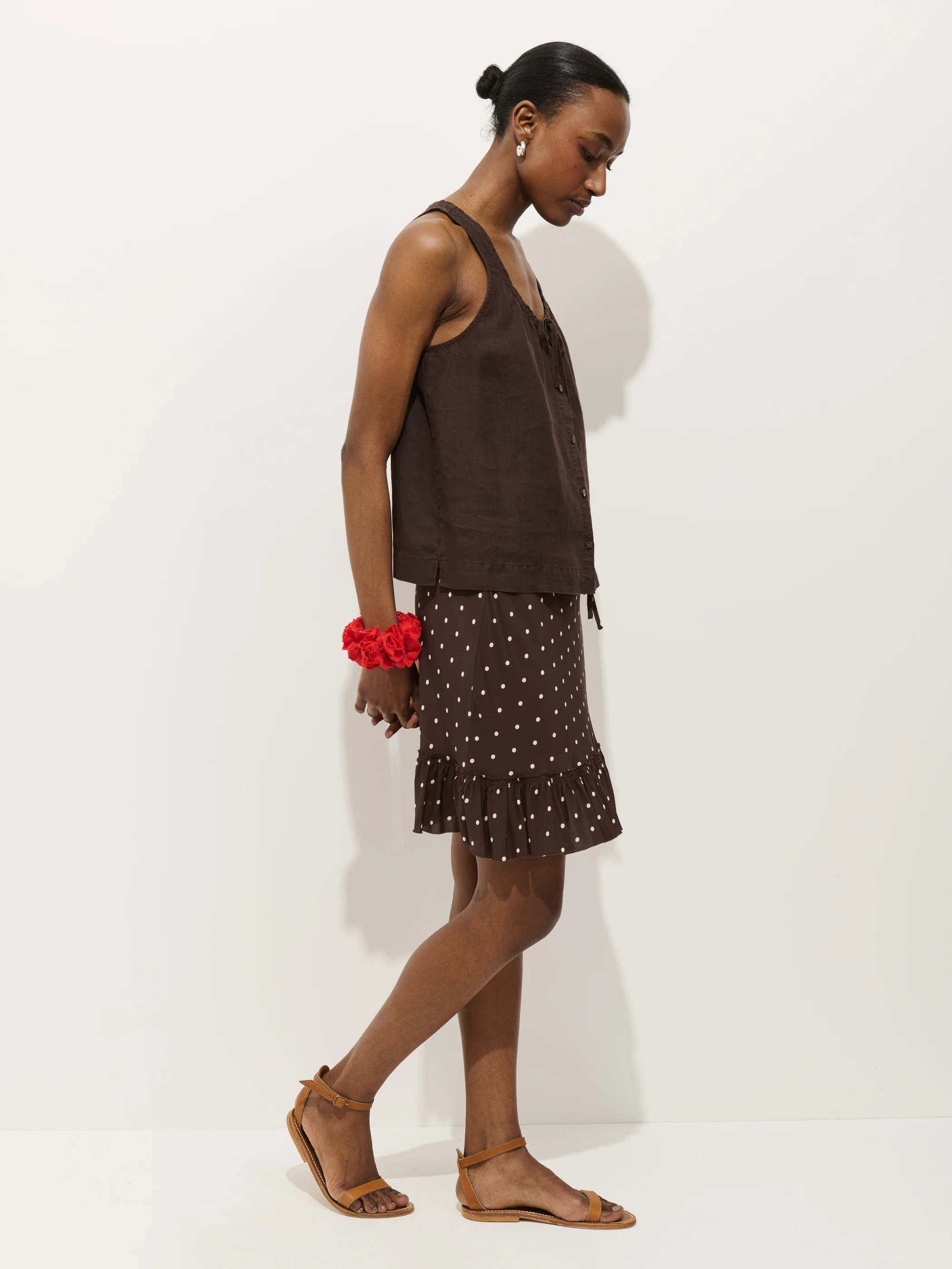 Sidney Top In Linen - Image 5