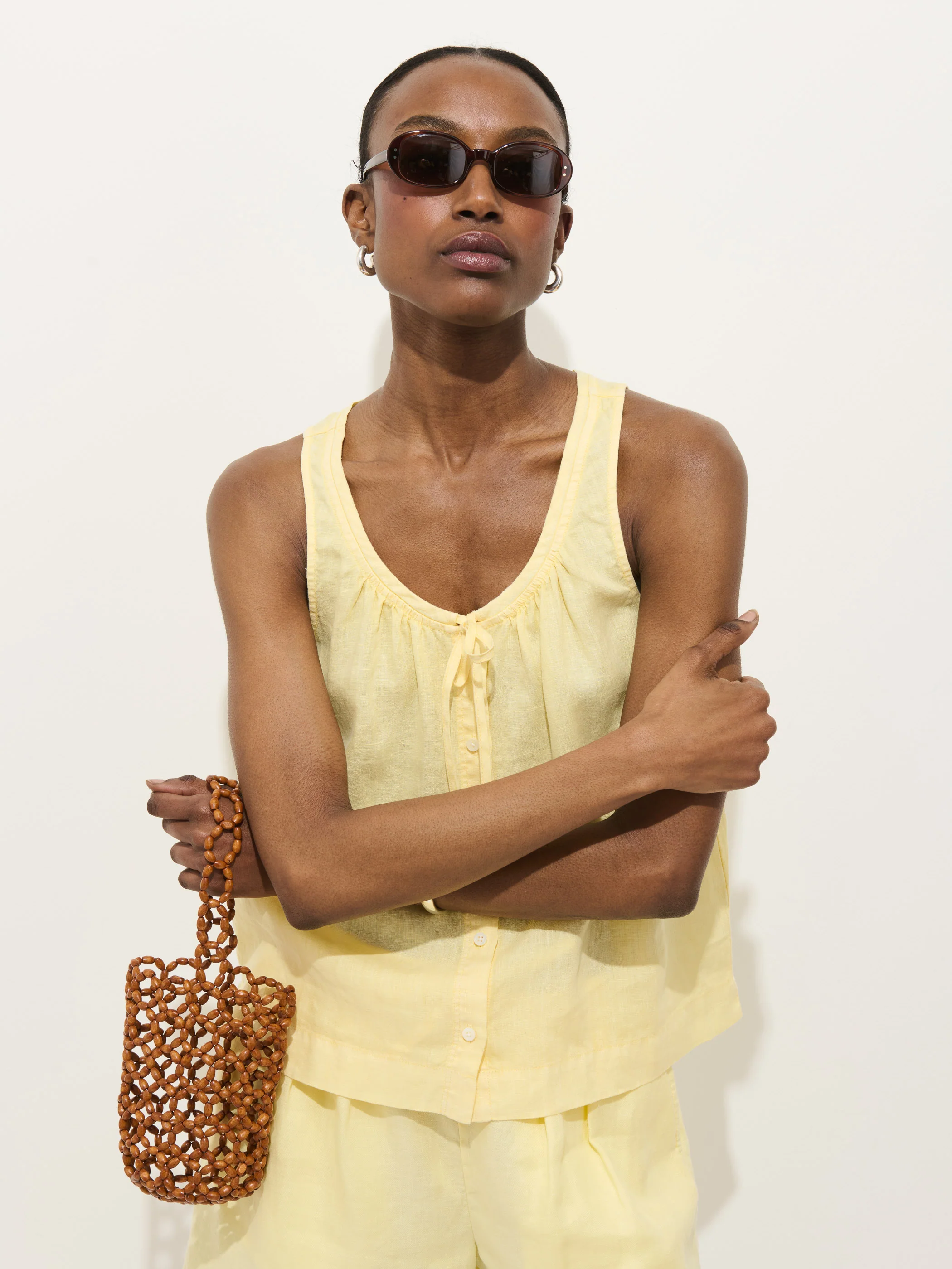 Sidney Top In Linen - Image 5