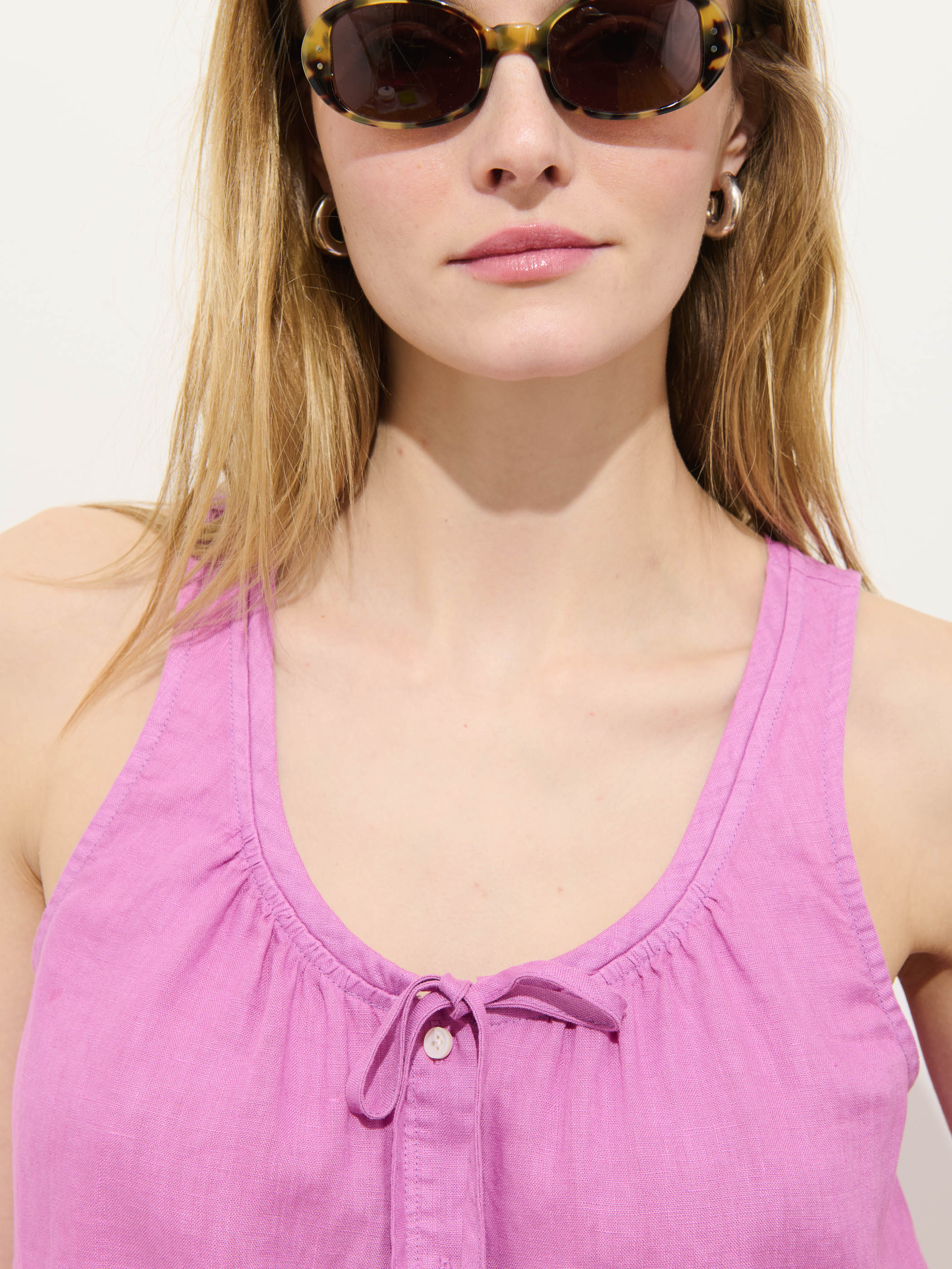 Sidney Top In Linen - Image 5