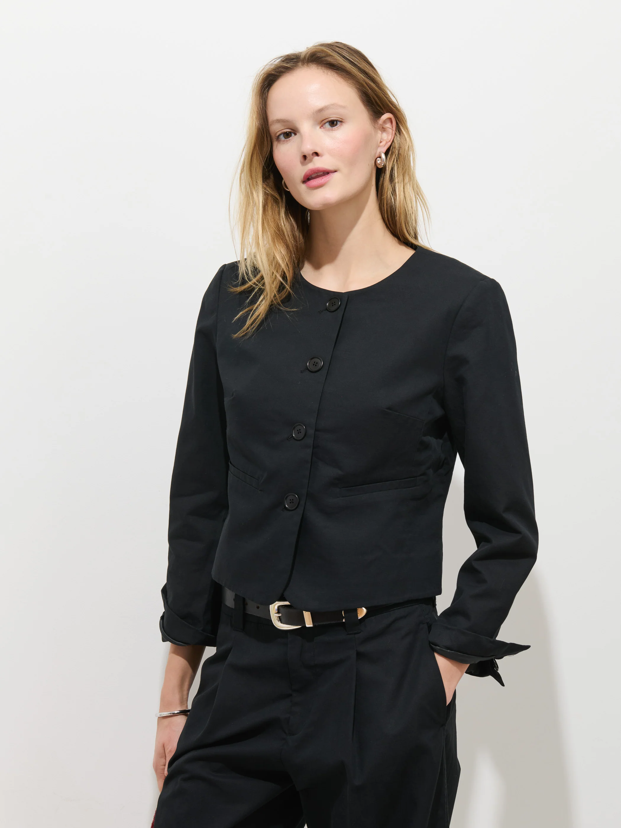 Soho Jacket In Cotton Linen
