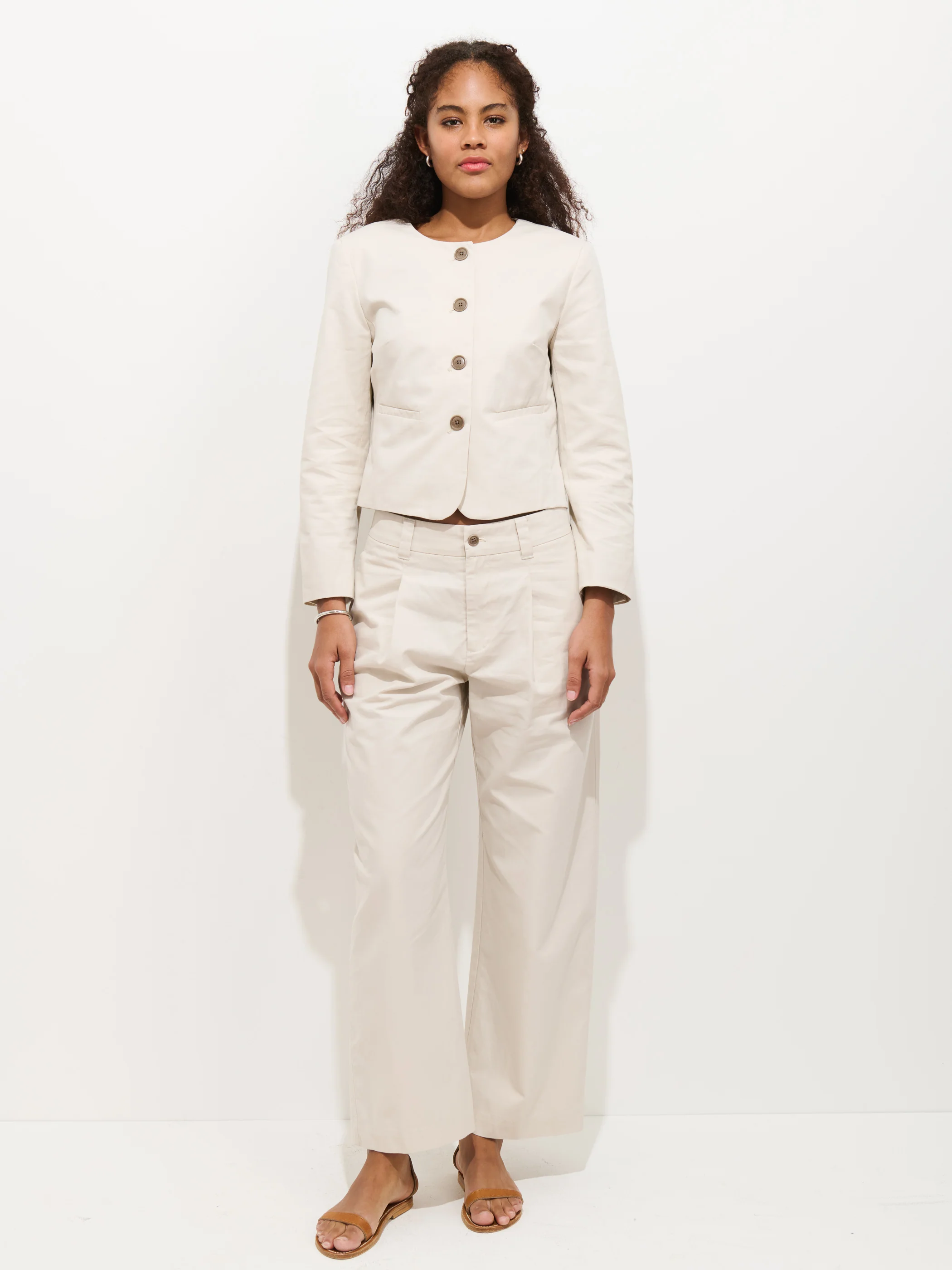 Soho Jacket In Cotton Linen - Image 3