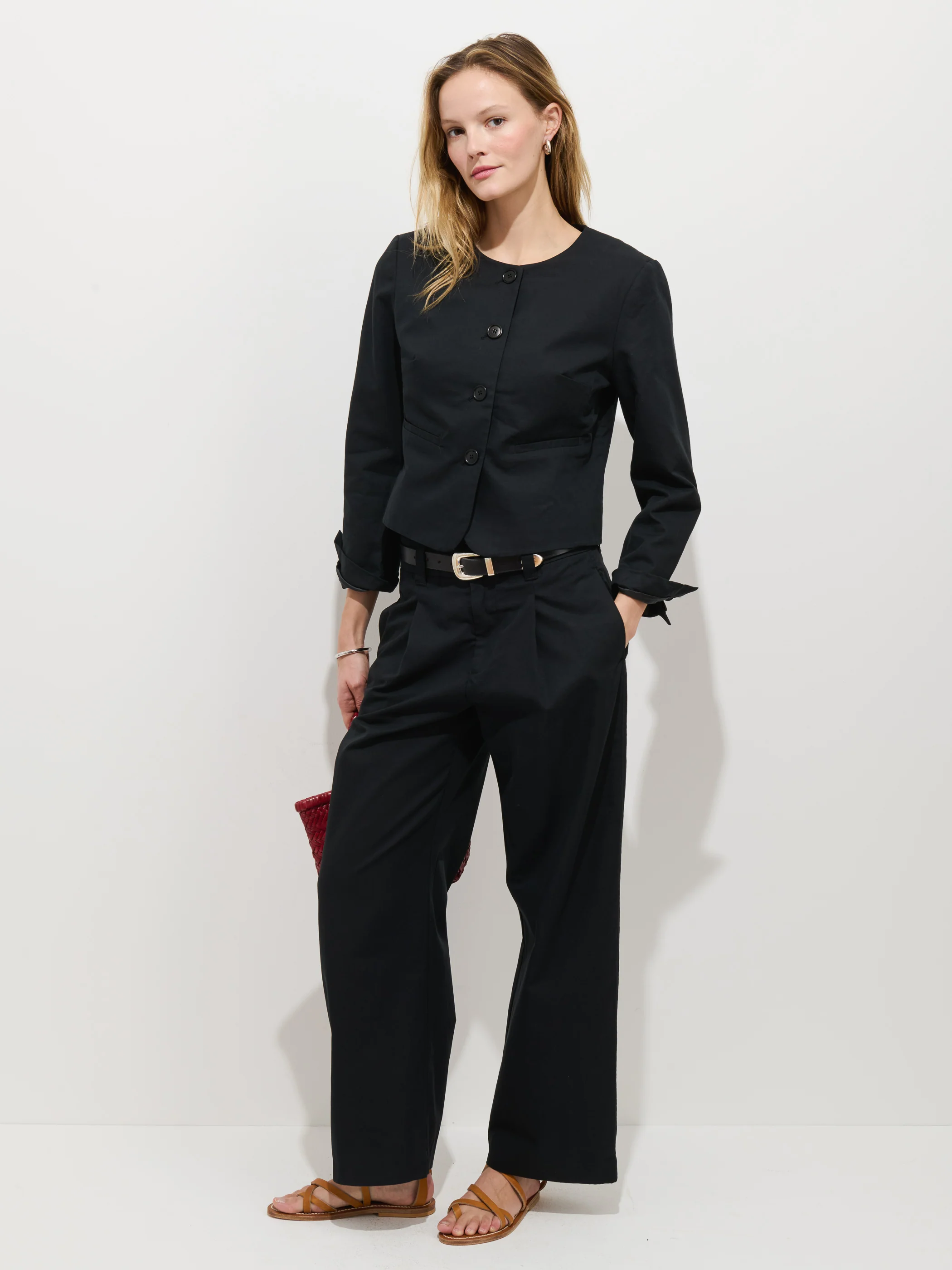 Soho Pant In Cotton Linen - Image 3