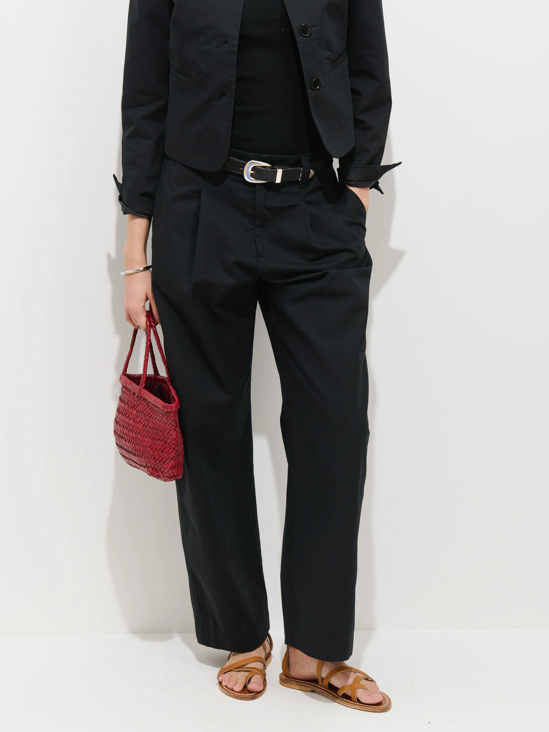 Soho Pant In Cotton Linen - Image 4