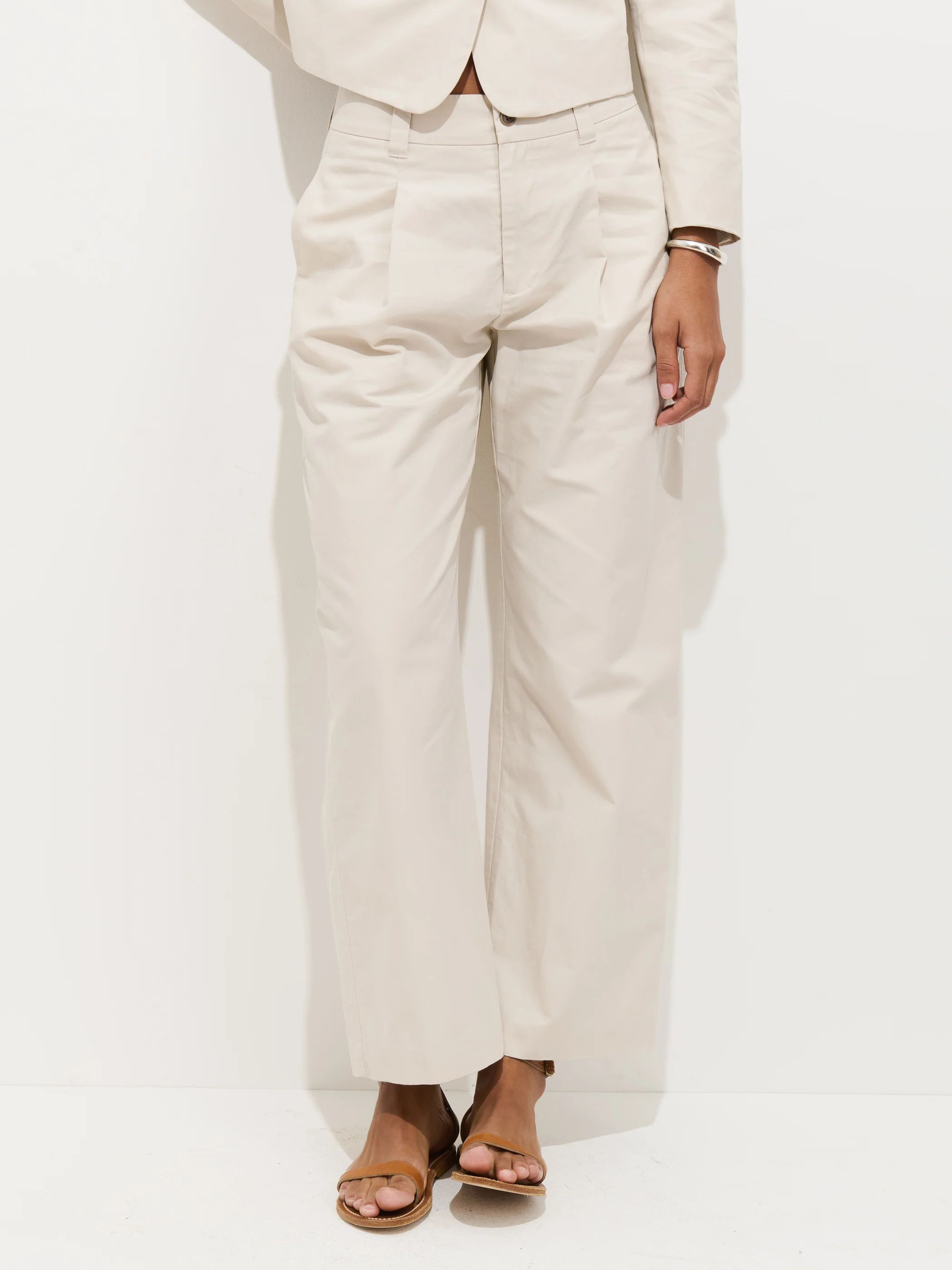 Soho Pant In Cotton Linen - Image 3