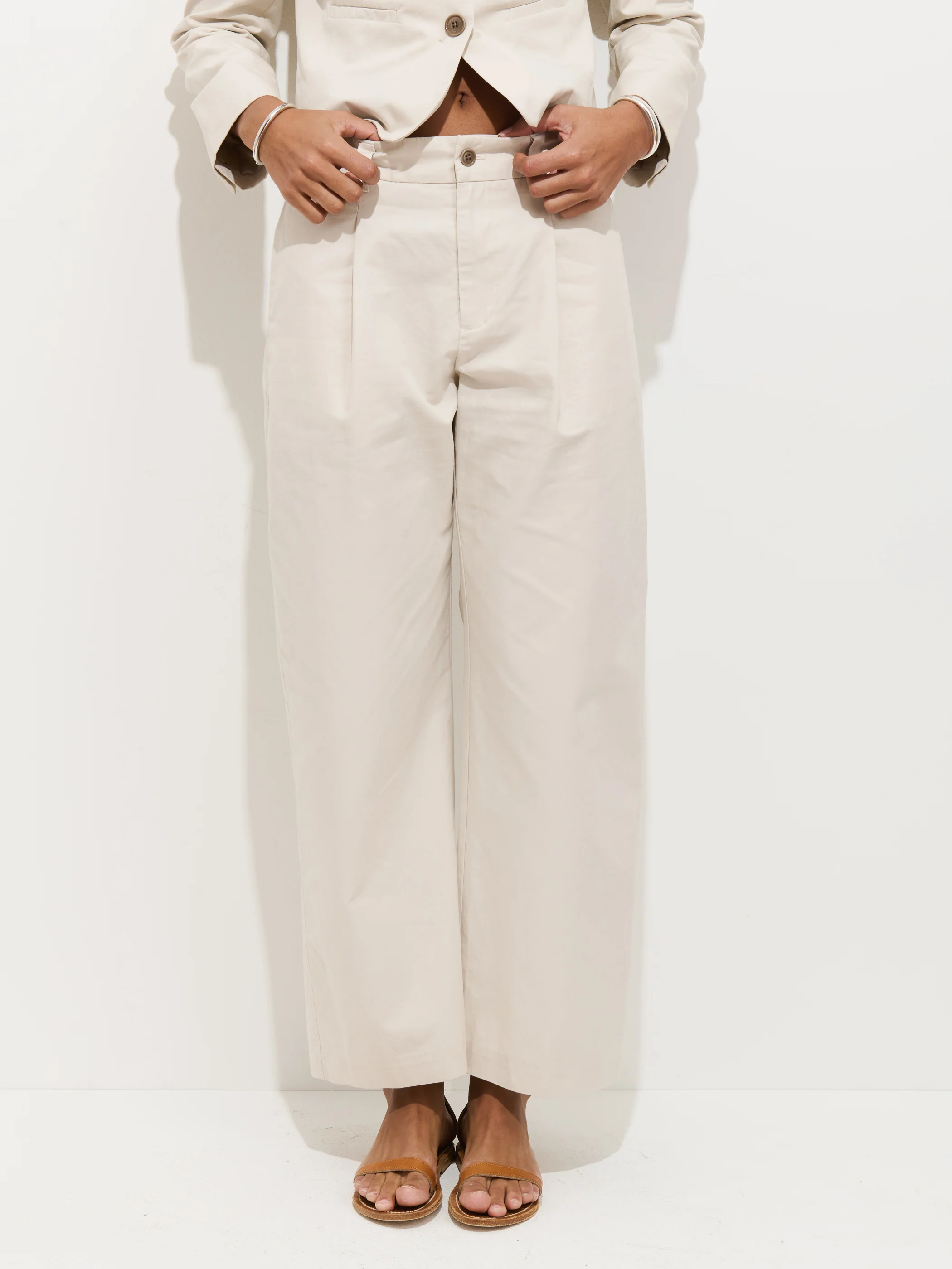Soho Pant In Cotton Linen - Image 4