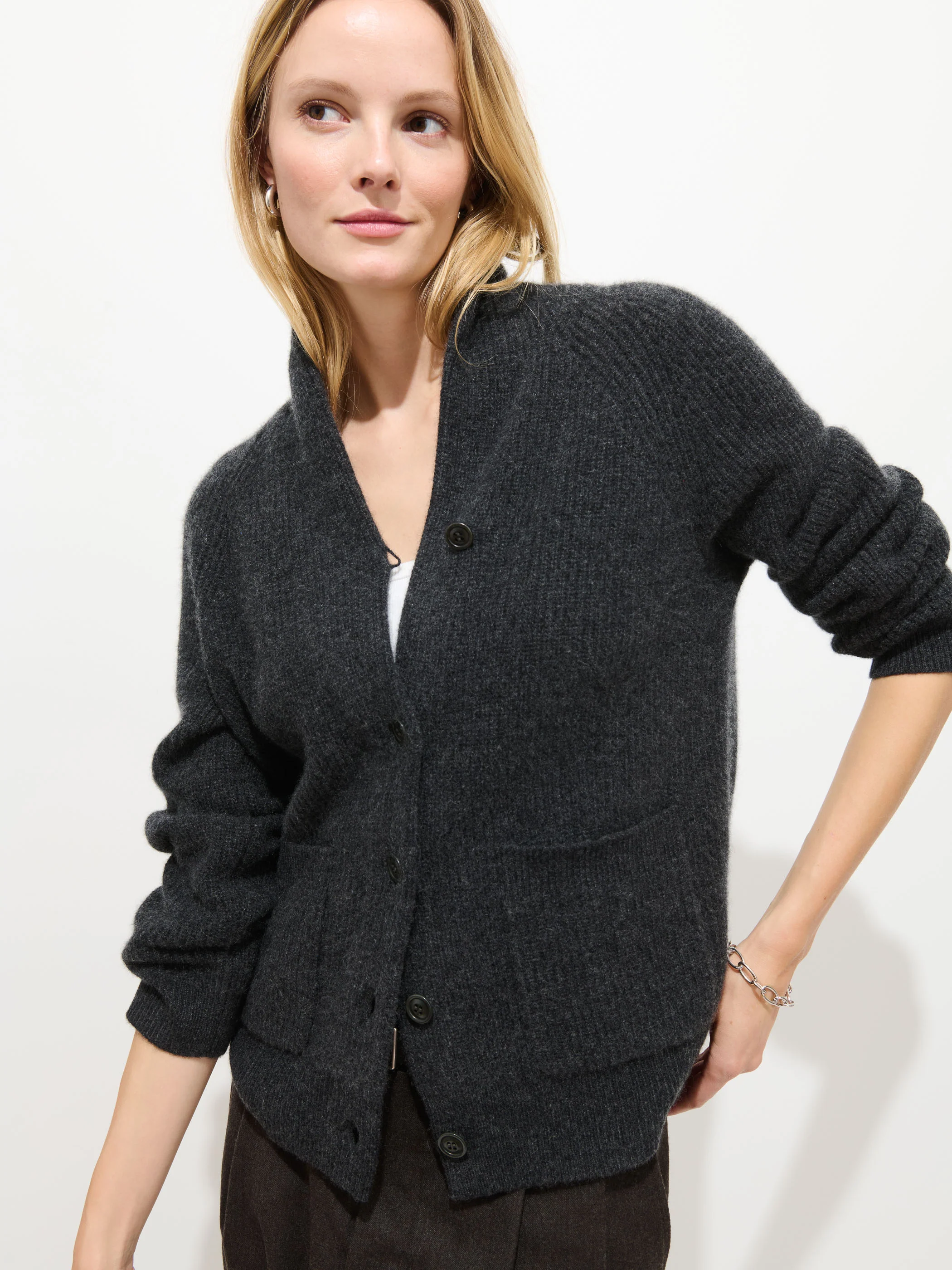 St Germain Cardigan In Cashmere - Image 4