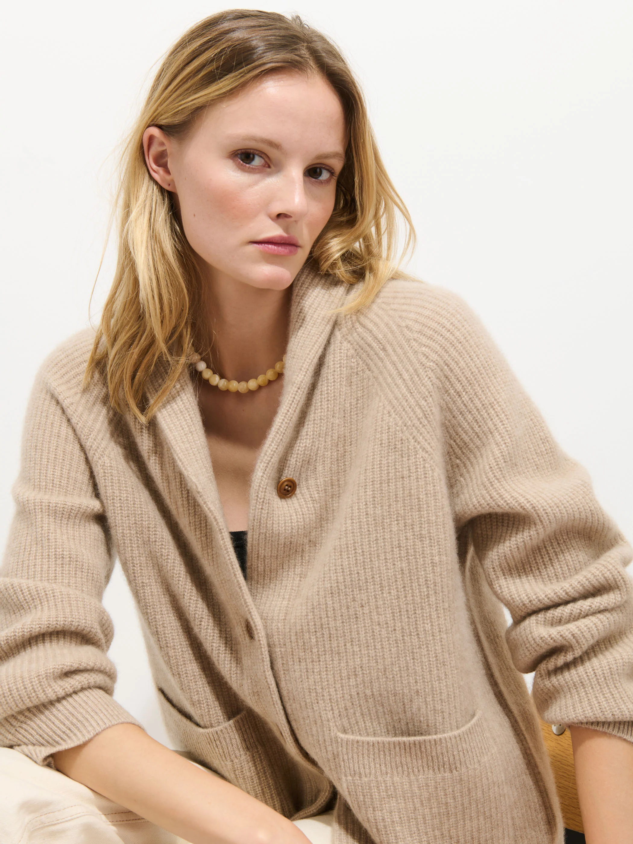 St Germain Cardigan In Cashmere - Image 5