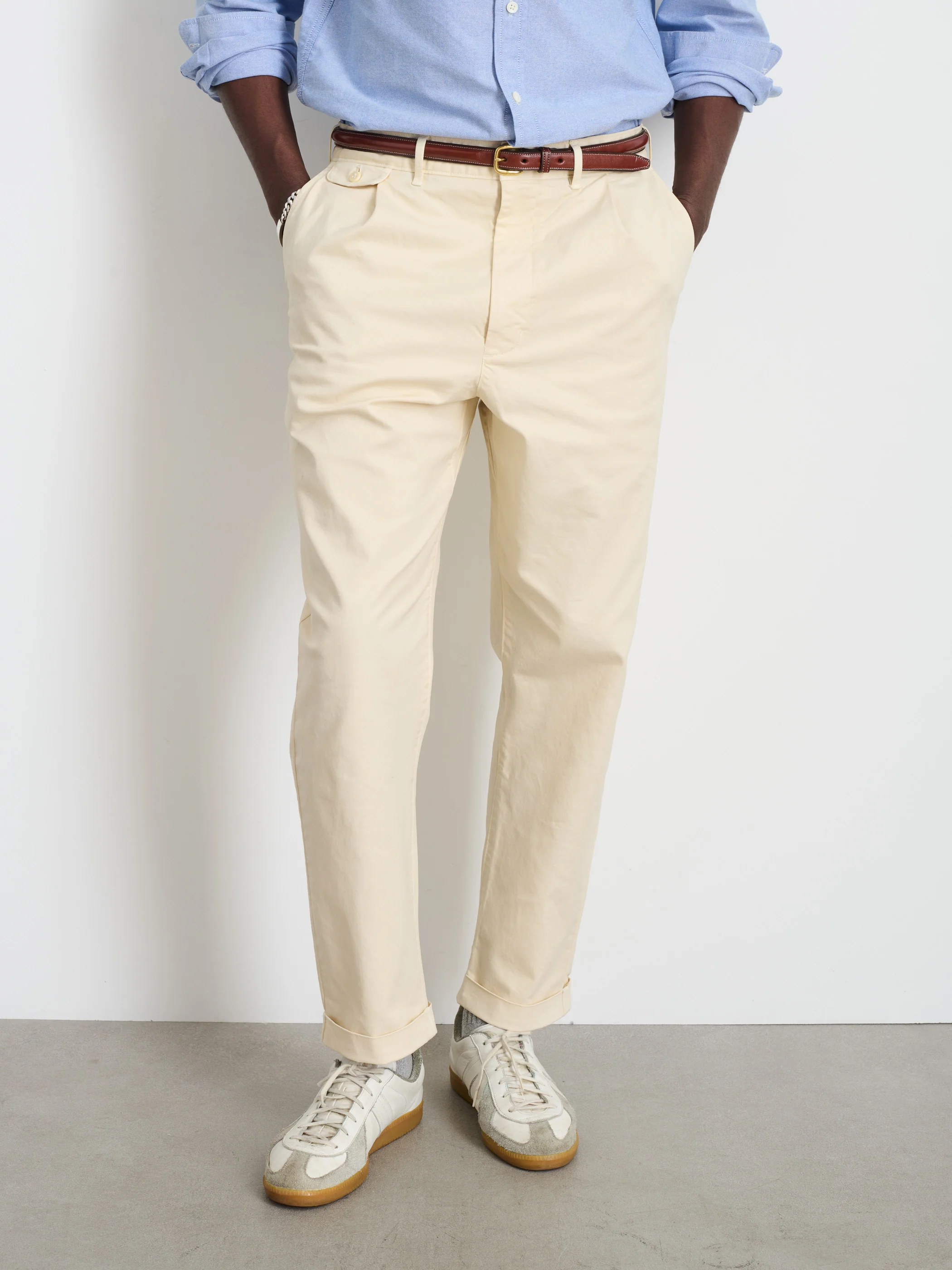Standard Pleated Pant in Chino - Image 3
