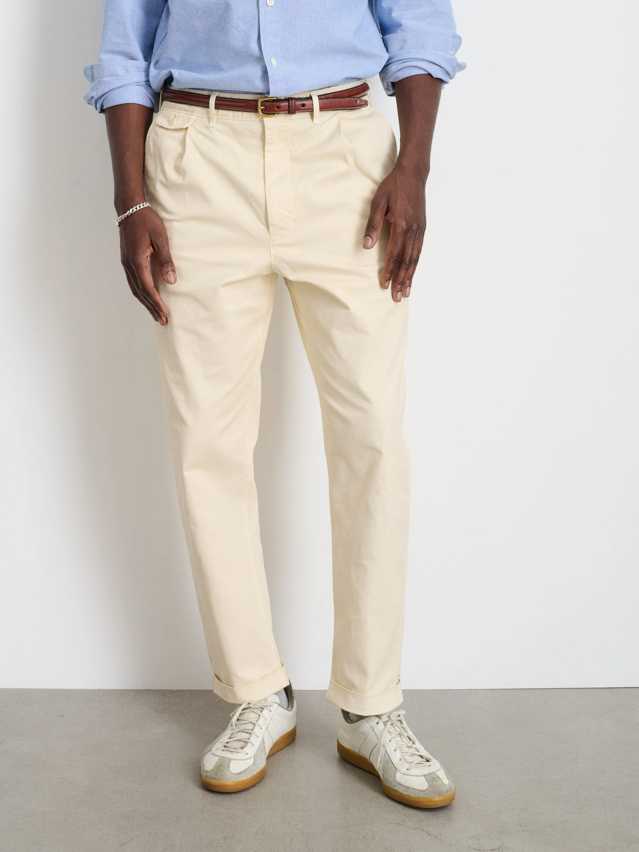Standard Pleated Pant in Chino - Image 6