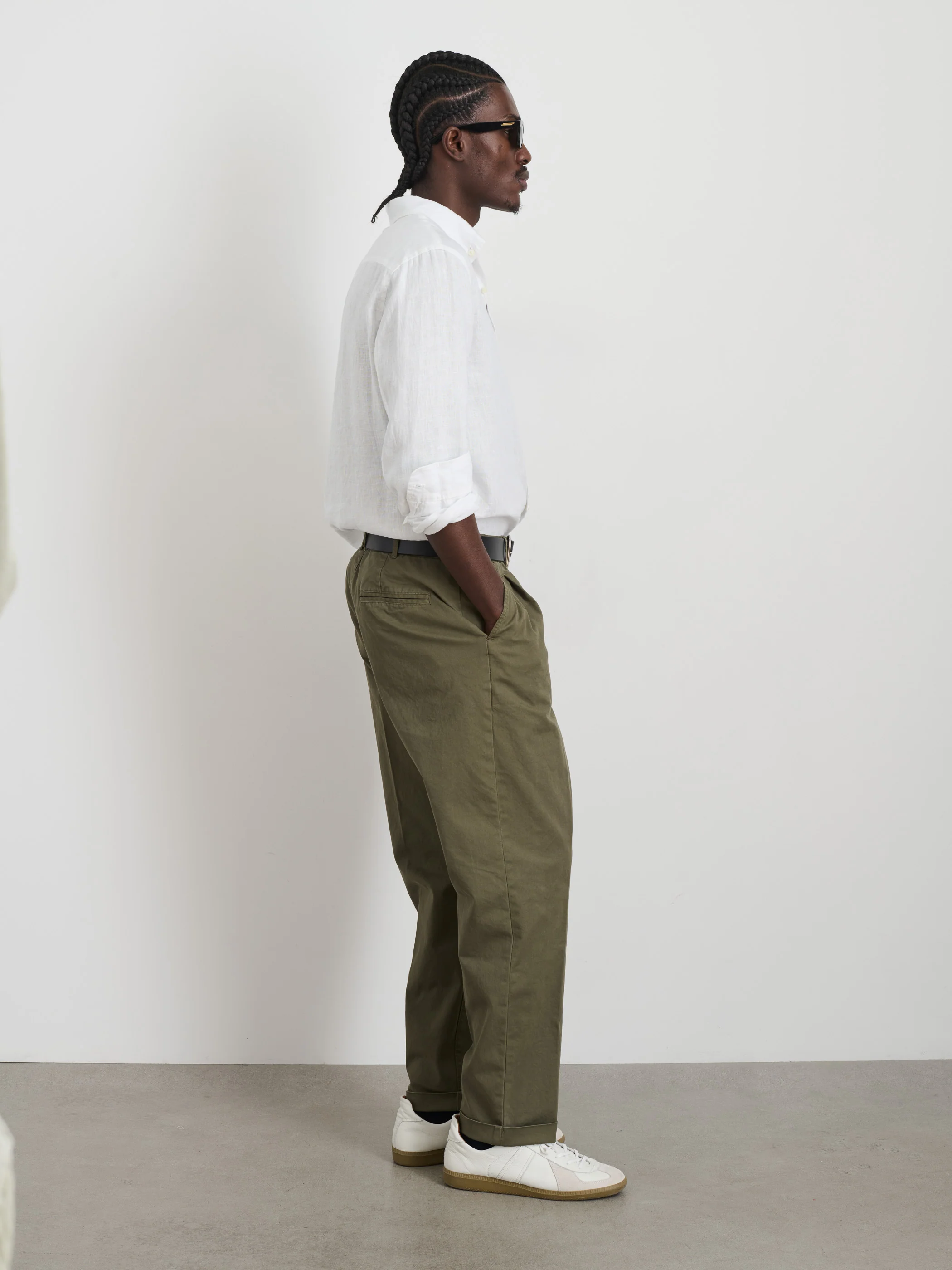 Standard Pleated Pant in Chino - Image 3