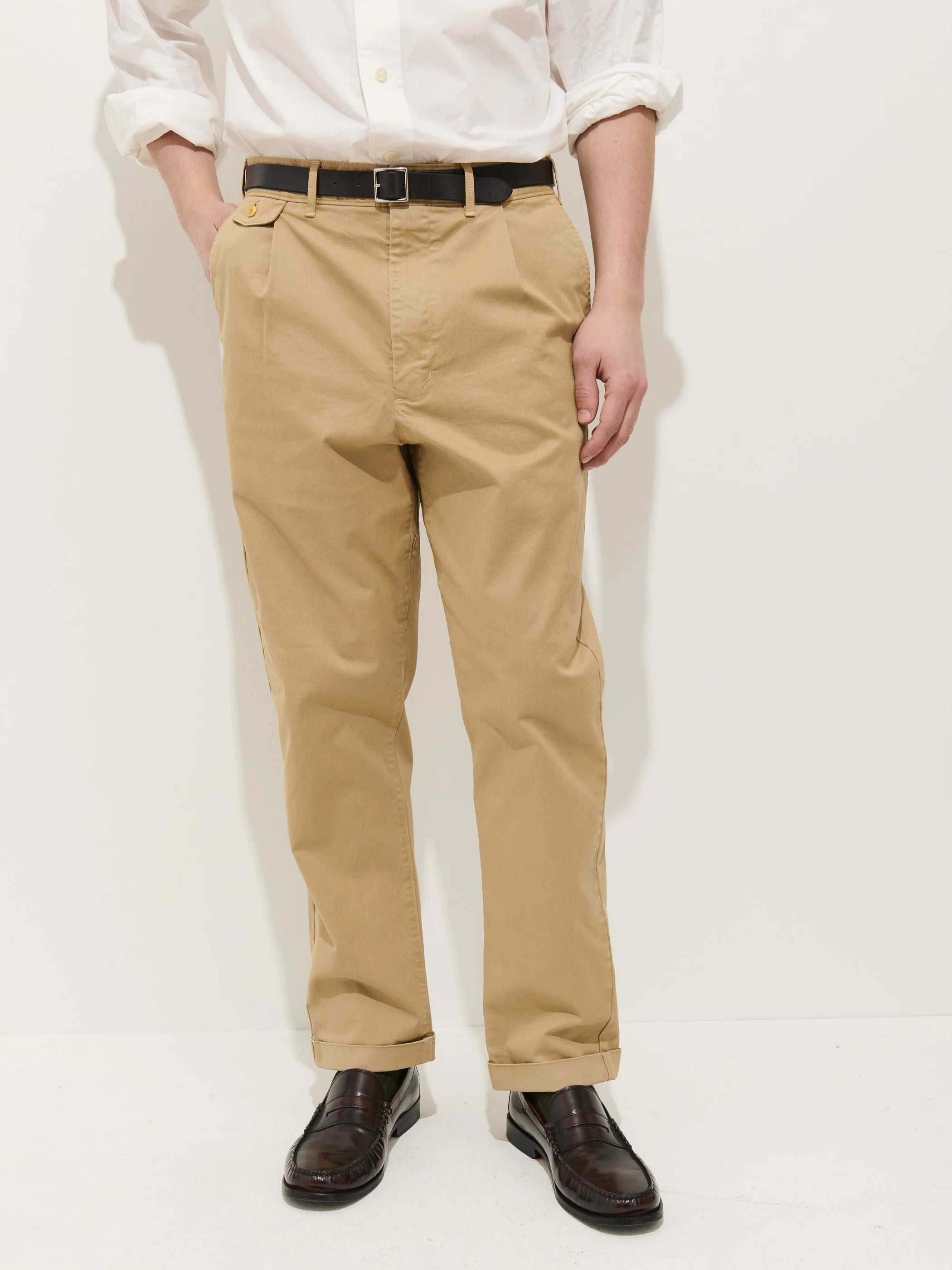Standard Pleated Pant in Chino - Image 5