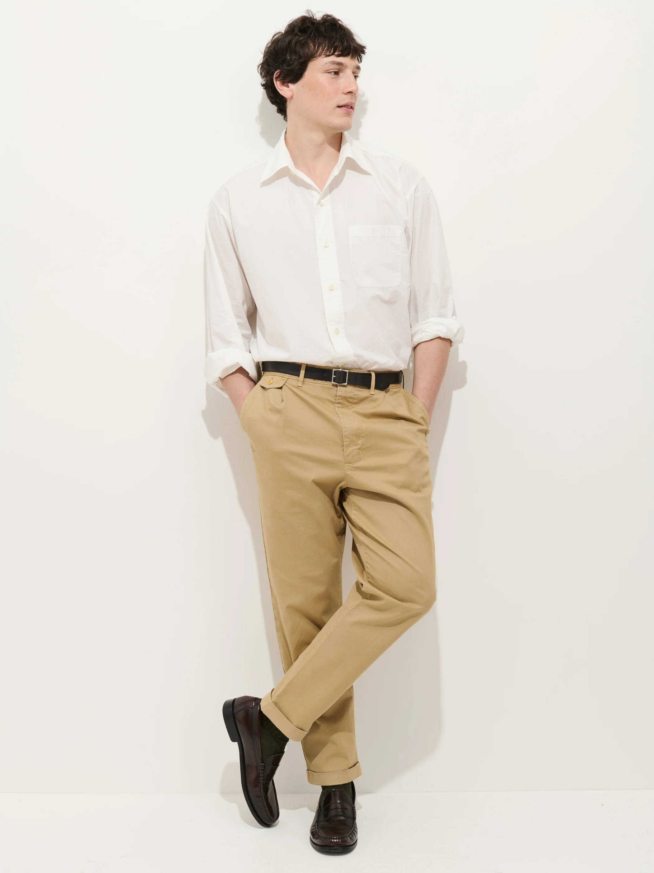 Standard Pleated Pant in Chino - Image 8