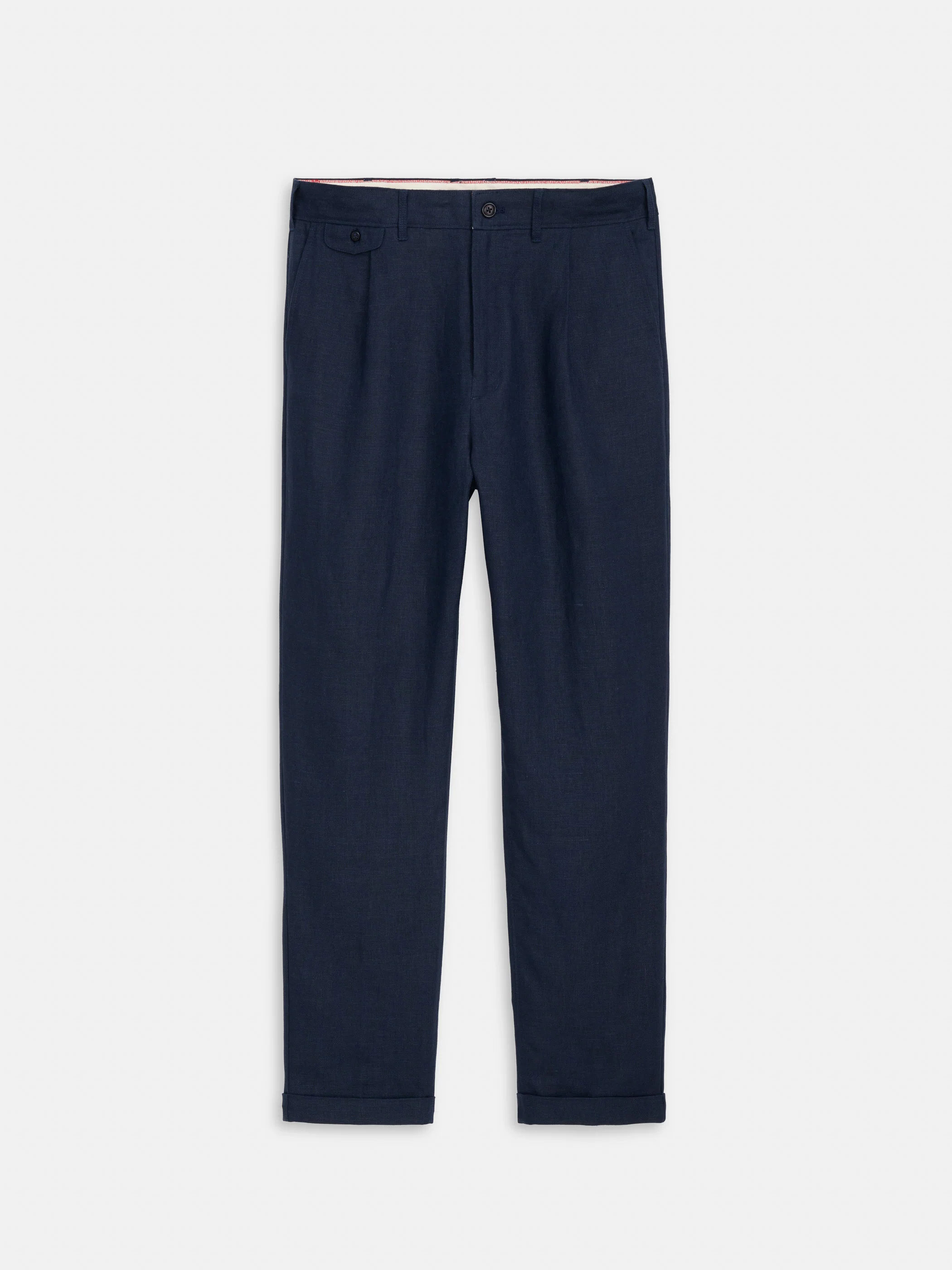 Standard Pleated Pant In Linen - Image 2