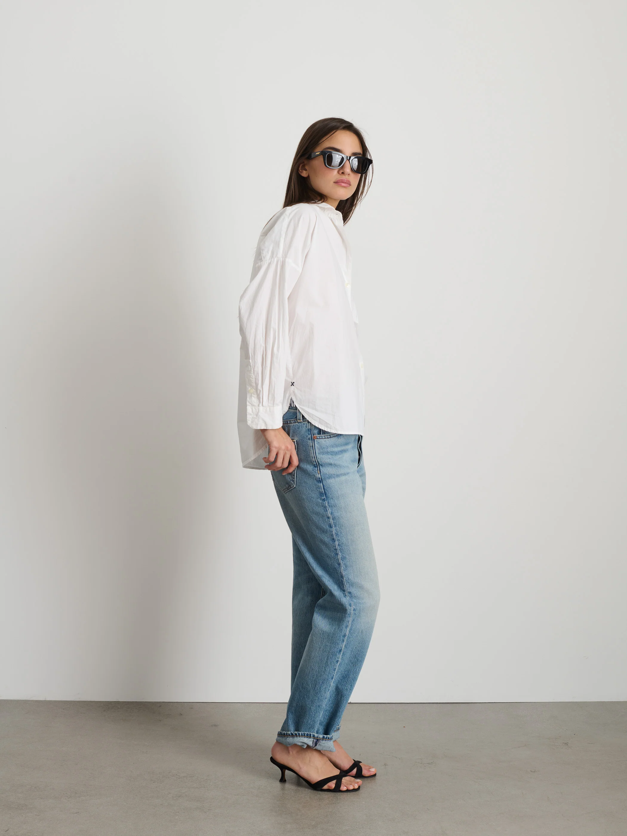 Jo Shirt In Cotton Poplin - Image 4