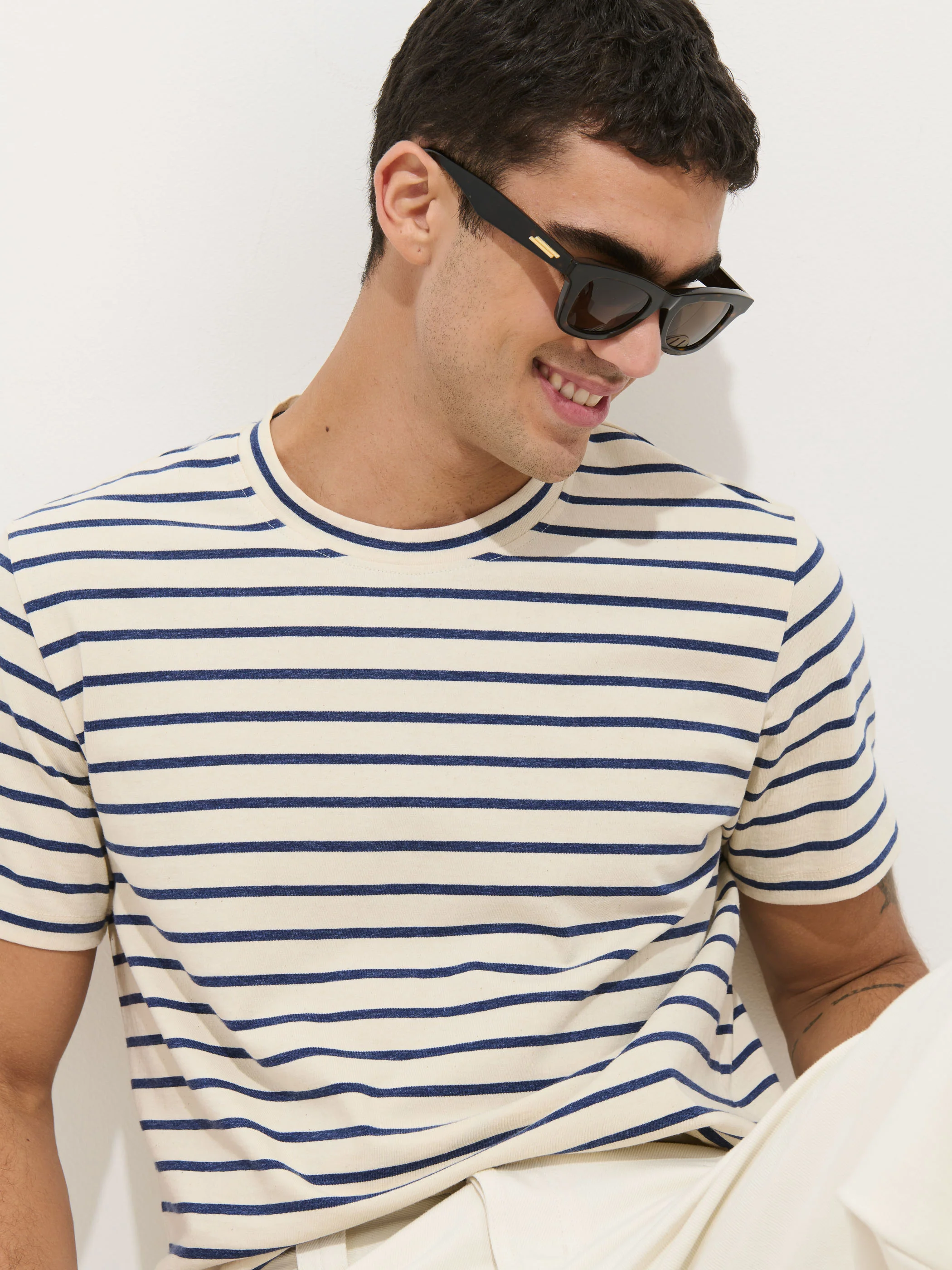 Standard Striped Tee In Cotton - Image 5
