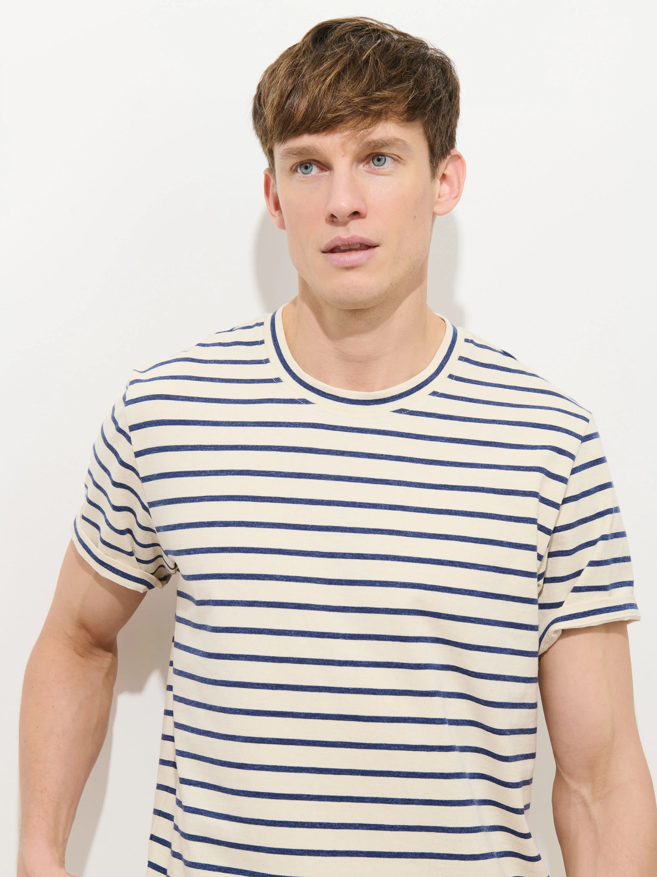 Standard Striped Tee In Cotton - Image 7
