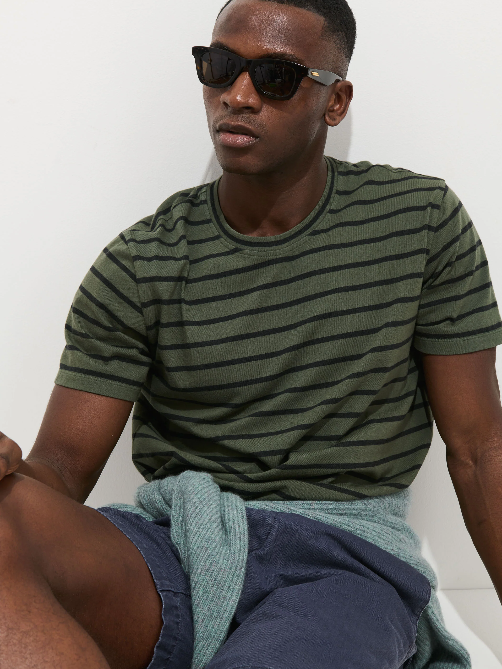Standard Striped Tee In Cotton - Image 4