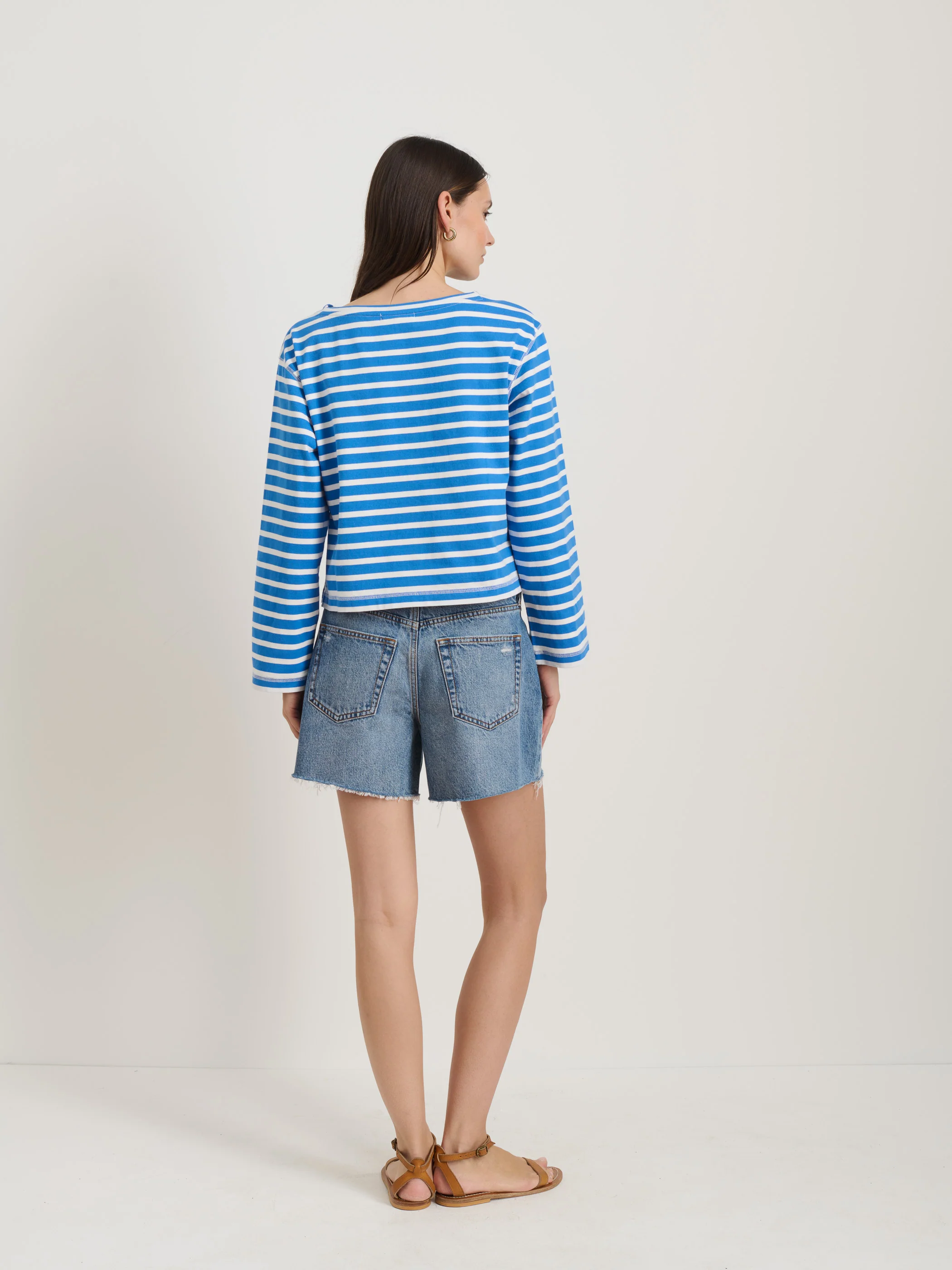 Stella Short in Denim - Image 5